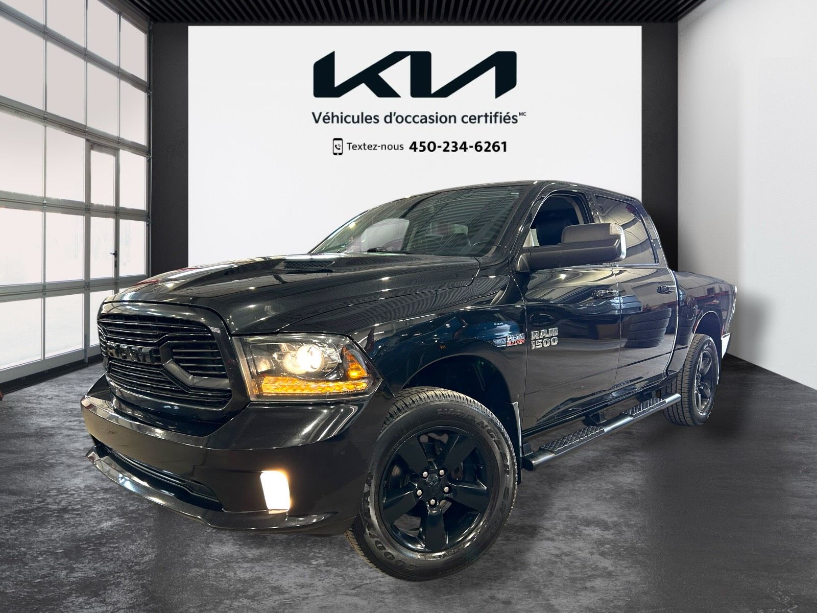 2018 RAM 1500 Sport, HITCH, V8, TOIT, 8 PNEUS