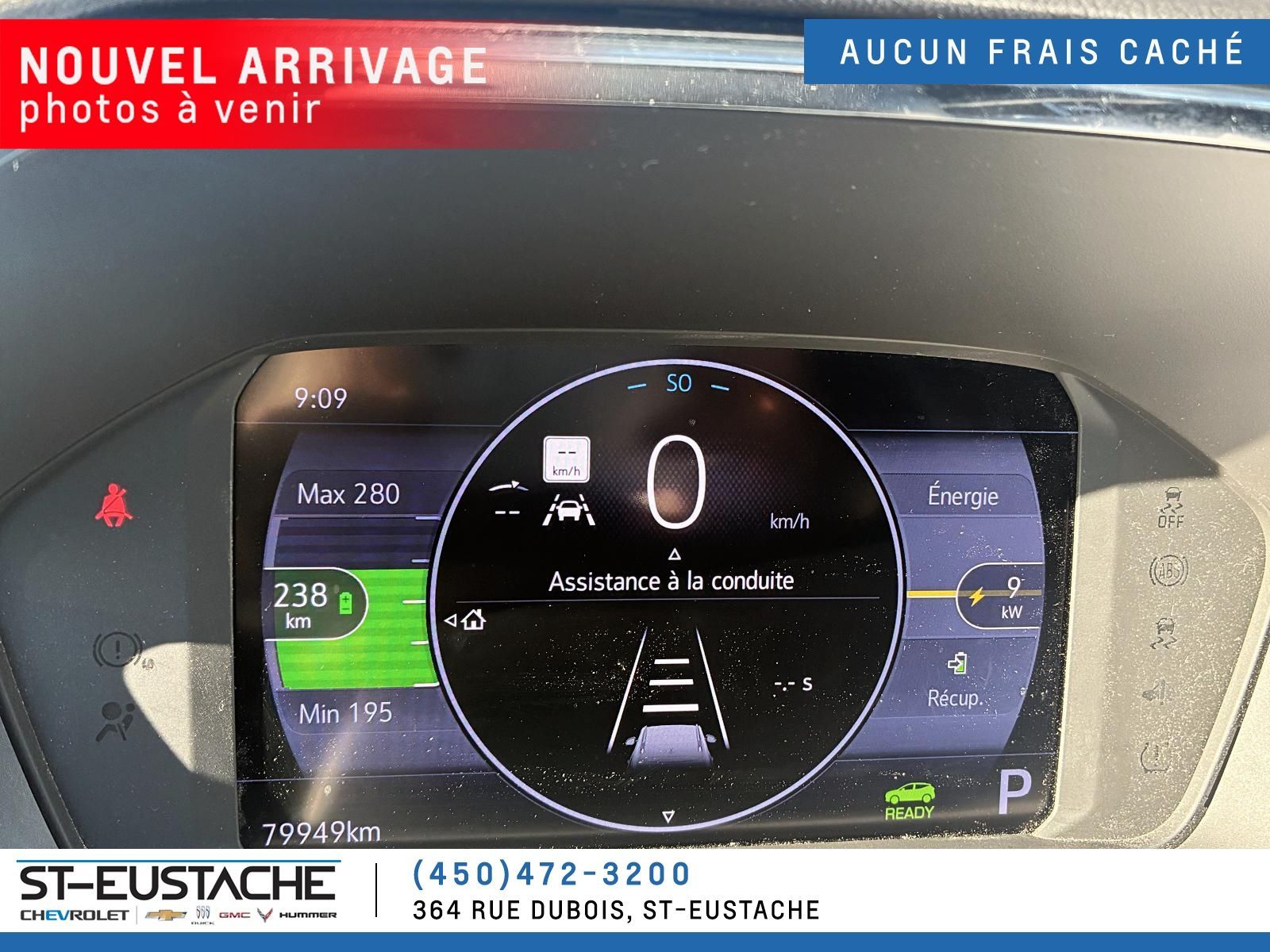 Photo Chevrolet Bolt EUV PREMIER / CUIR / GROUPE CHAUFFANT / CERTIFIÉ 2023 #7