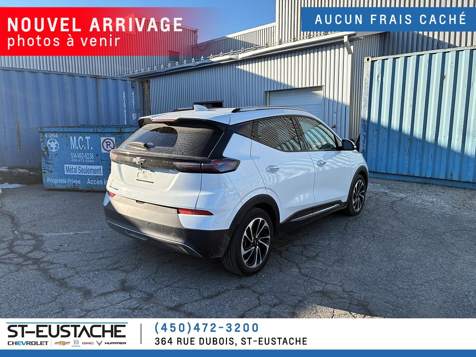 Photo Chevrolet Bolt EUV PREMIER / CUIR / GROUPE CHAUFFANT / CERTIFIÉ 2023 #6