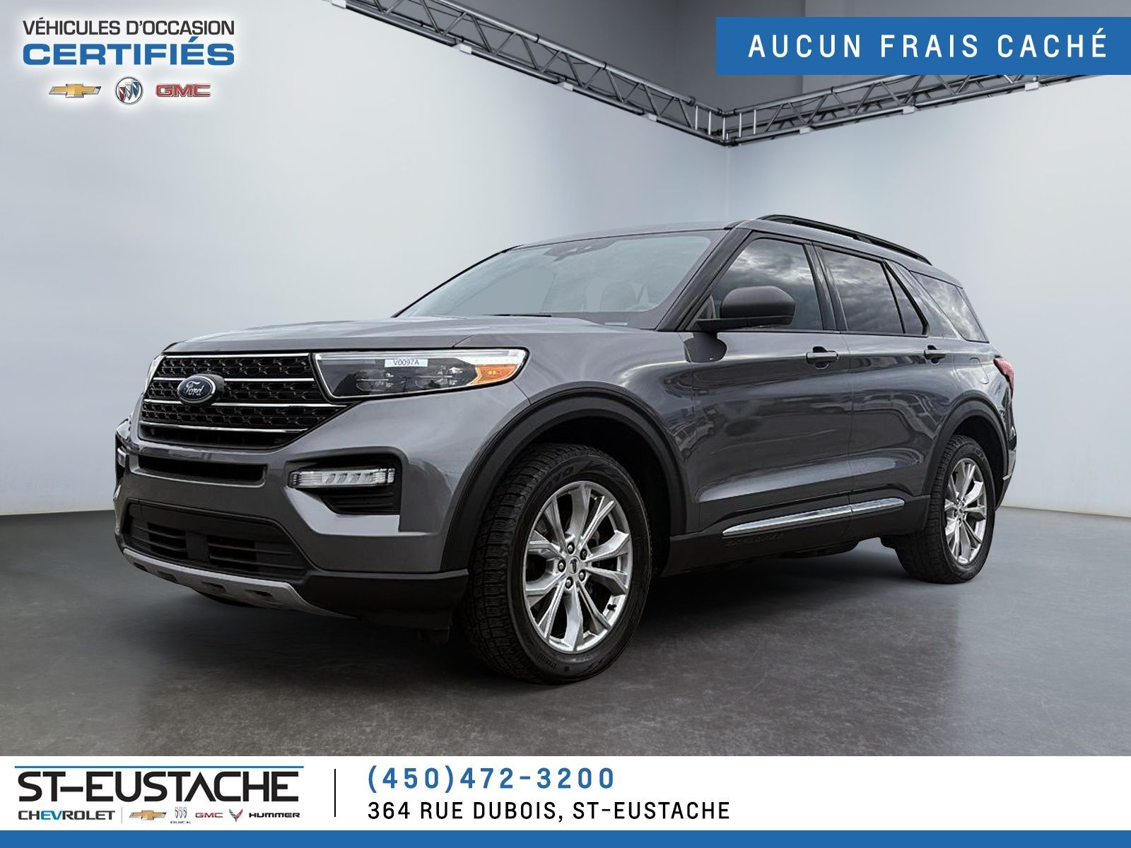 Photo Ford Explorer XLT|AWD|TOIT PANORAMIQUE|6 PASSAGERS | DEMARREUR | 2021 #1