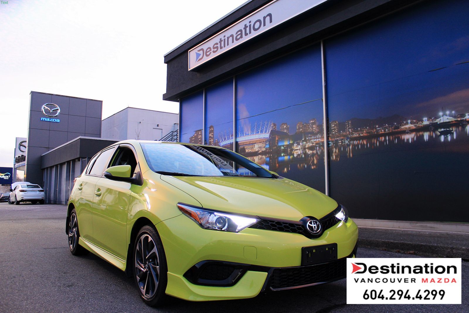 Used 2018 Toyota Corolla iM Sporty, Vibrant hatch with Low Mileage