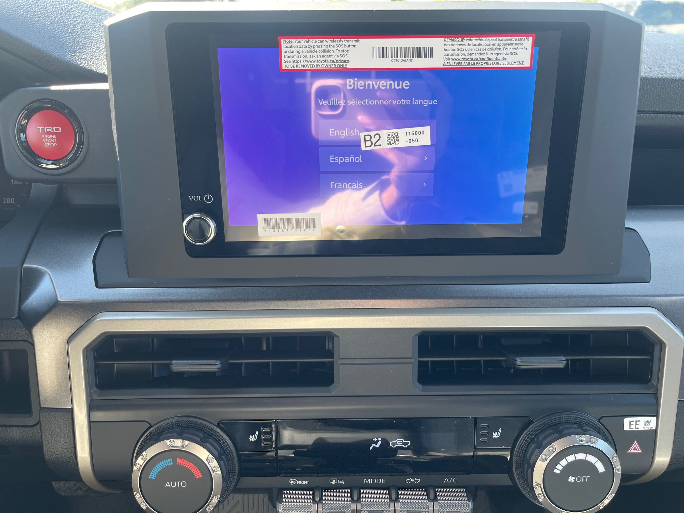 Toyota Tacoma  2026 à Bolton, Ontario