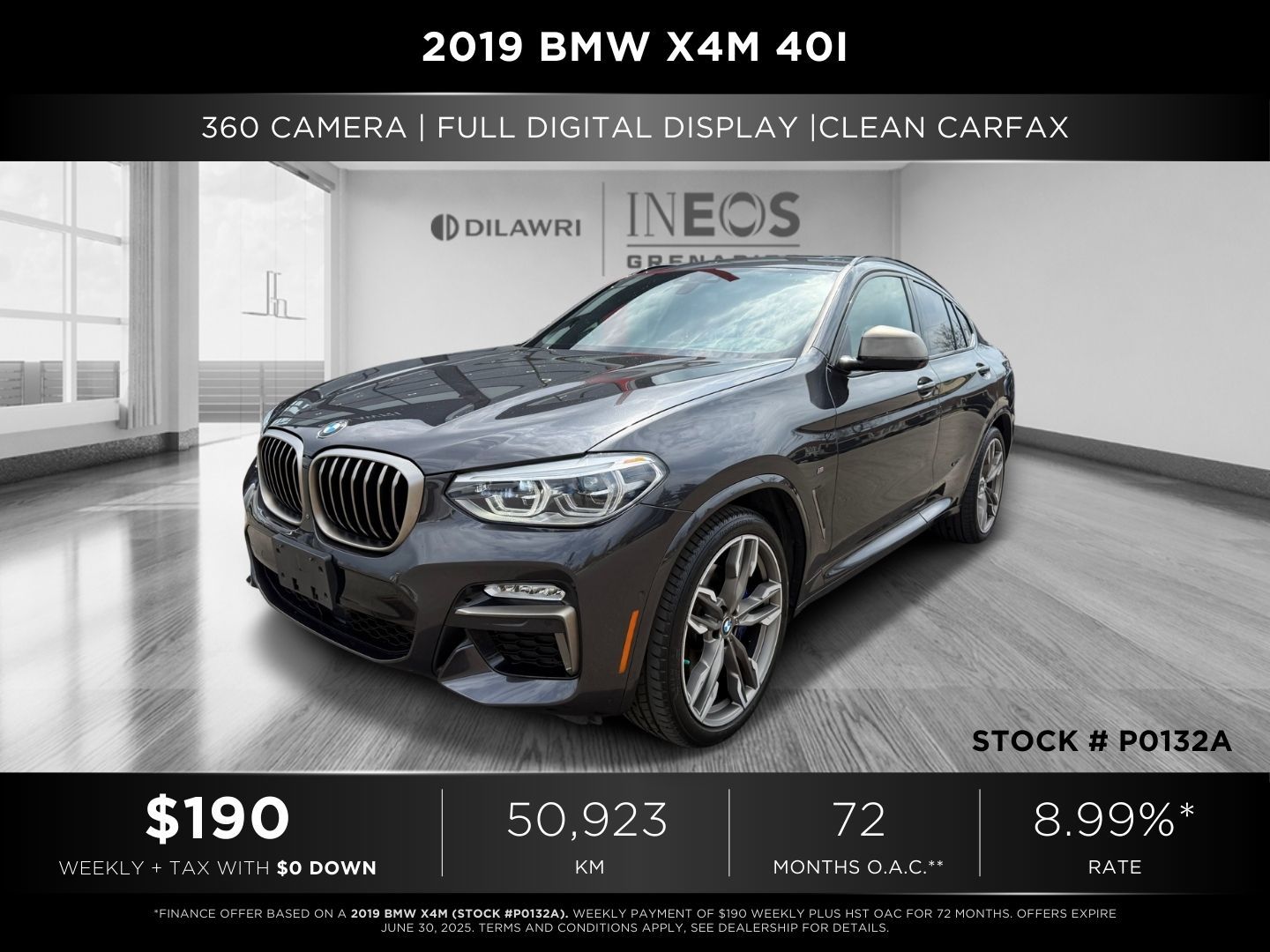 2019 BMW X4 in Mississauga, Ontario