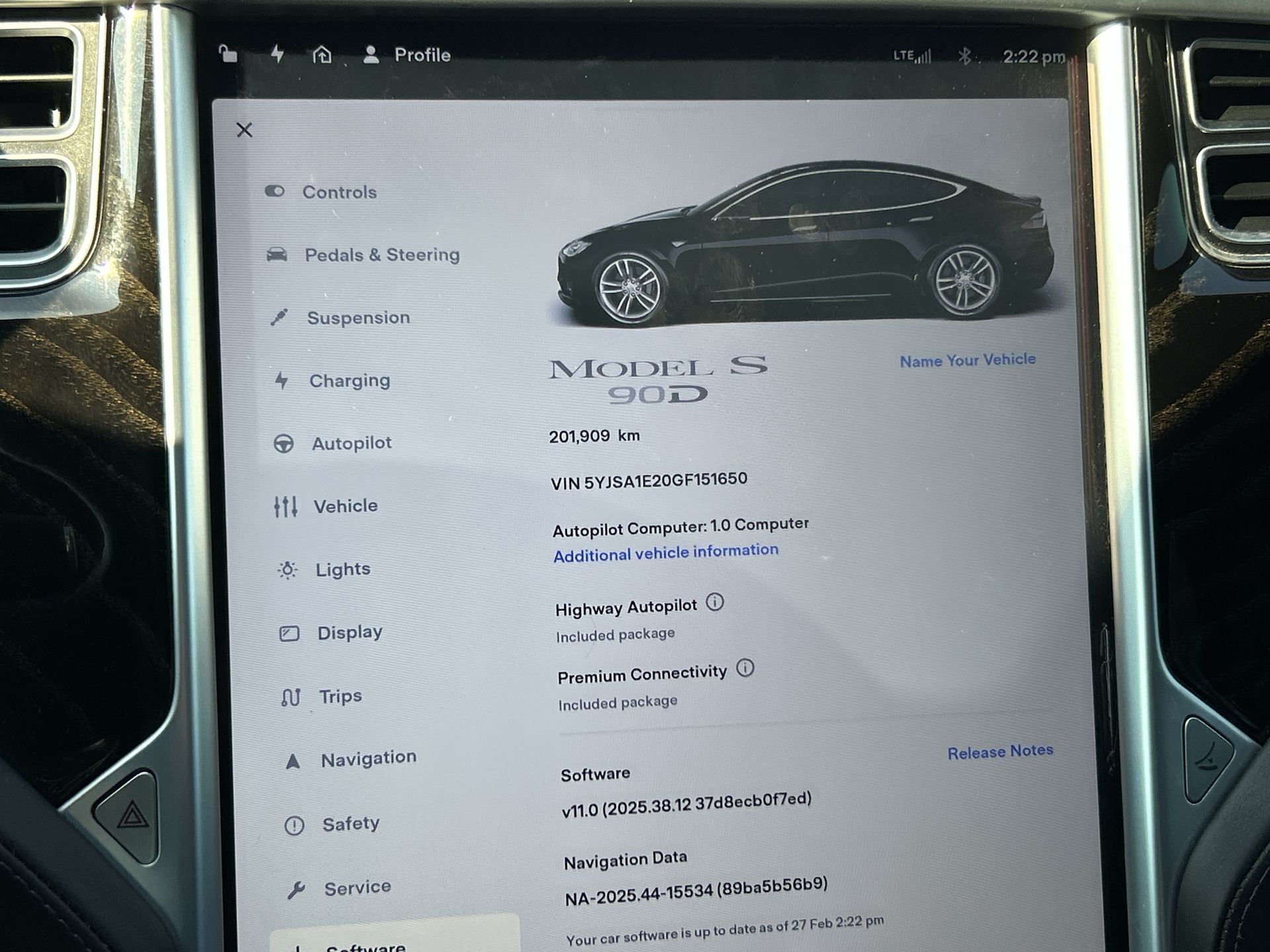 Tesla Model S  2016 à Mississauga, Ontario