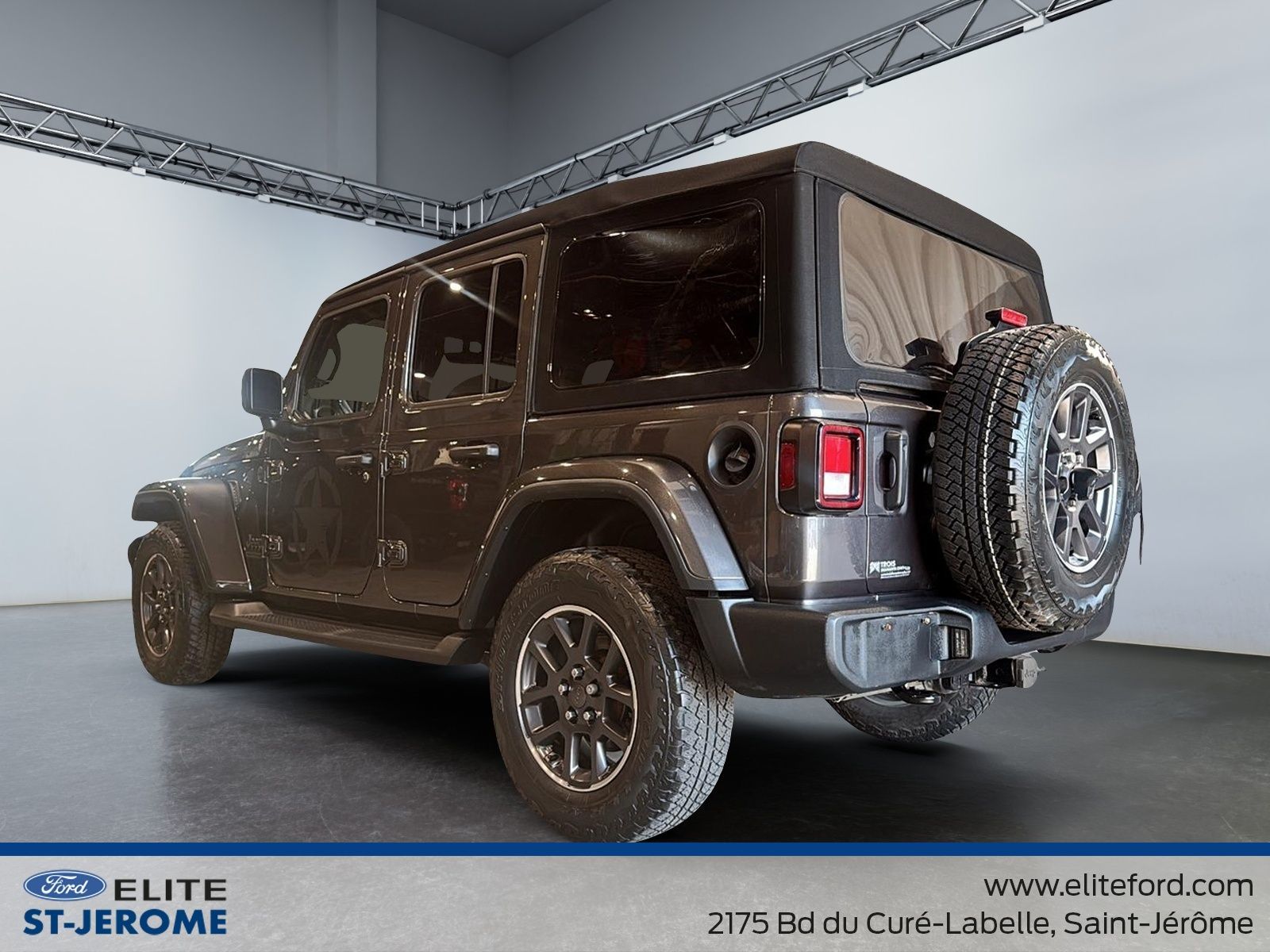 Photo Jeep Wrangler Unlimited Sport 80th Anniversaire + Toit Souple 2021 #7