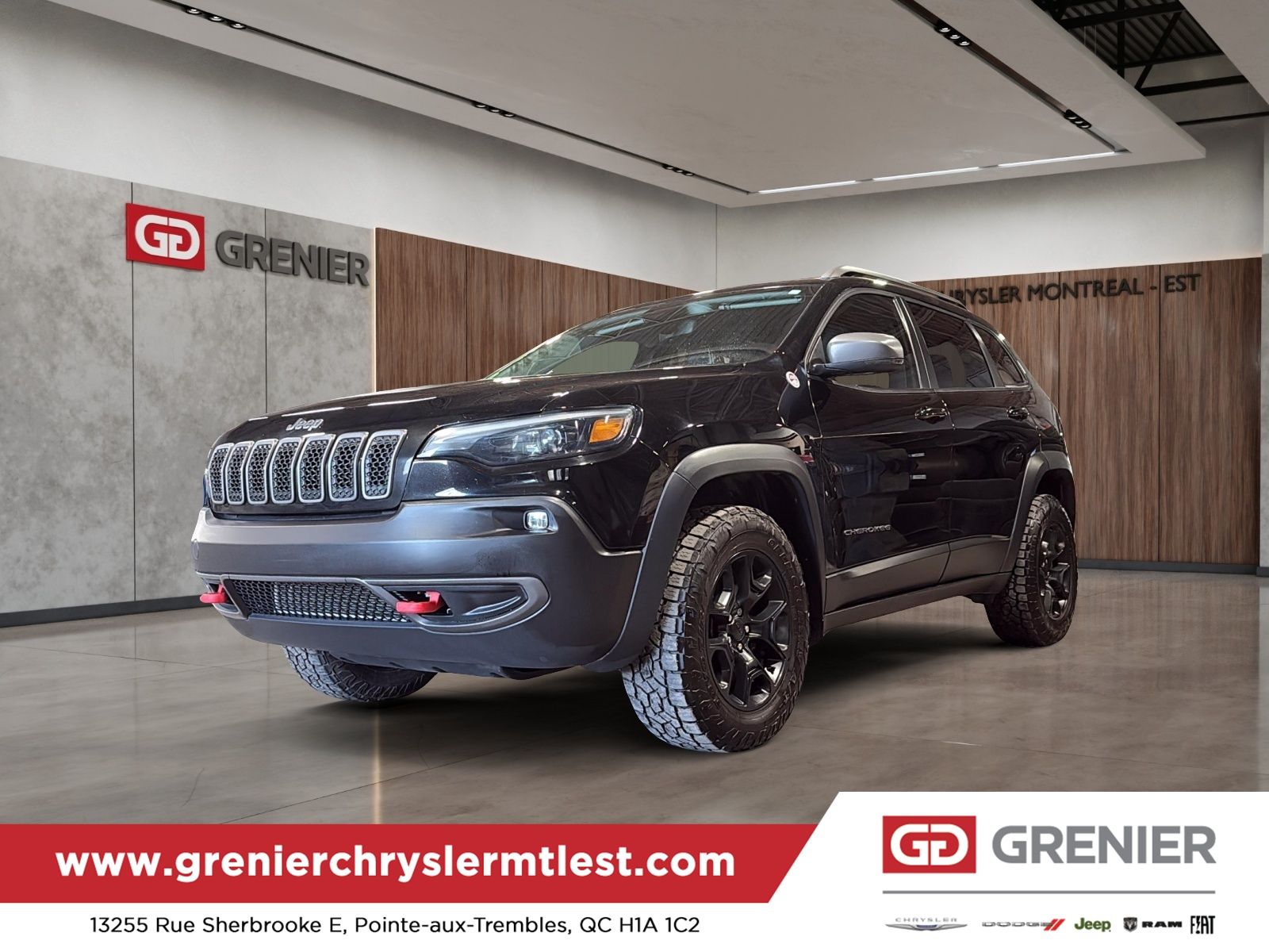 2021 Jeep Cherokee TRAILHAWK + 4X4 + V6 3.2L + ENSEMBLE OFF ROAD