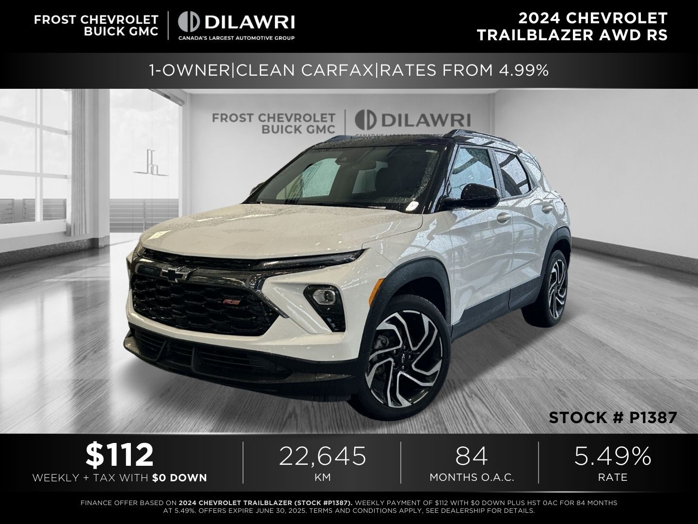 2024 Chevrolet Trailblazer in Brampton, Ontario