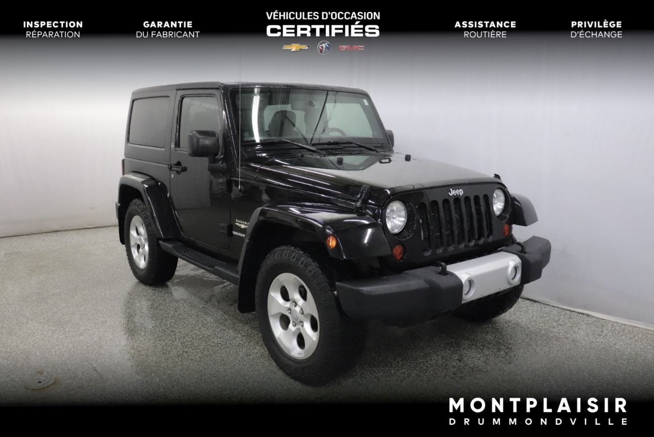 Garage Montplaisir Ltée Jeep Wrangler SAHARA 2 portes 2013 20540B à