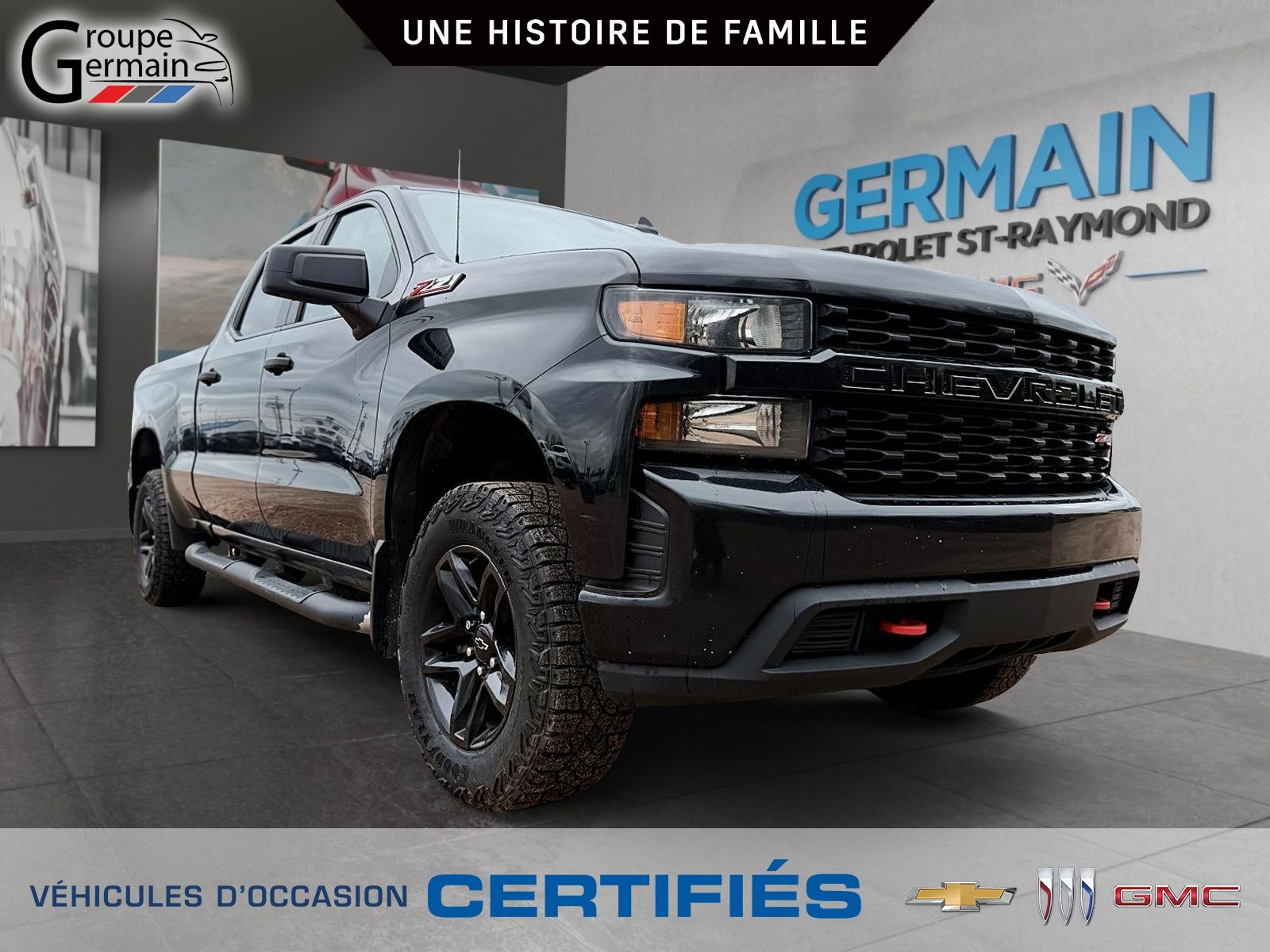 2022 Chevrolet Silverado 1500 4WD CREW CAB CUSTOM TRAILBOSS | 2.7L |BOITE DE 6.5
