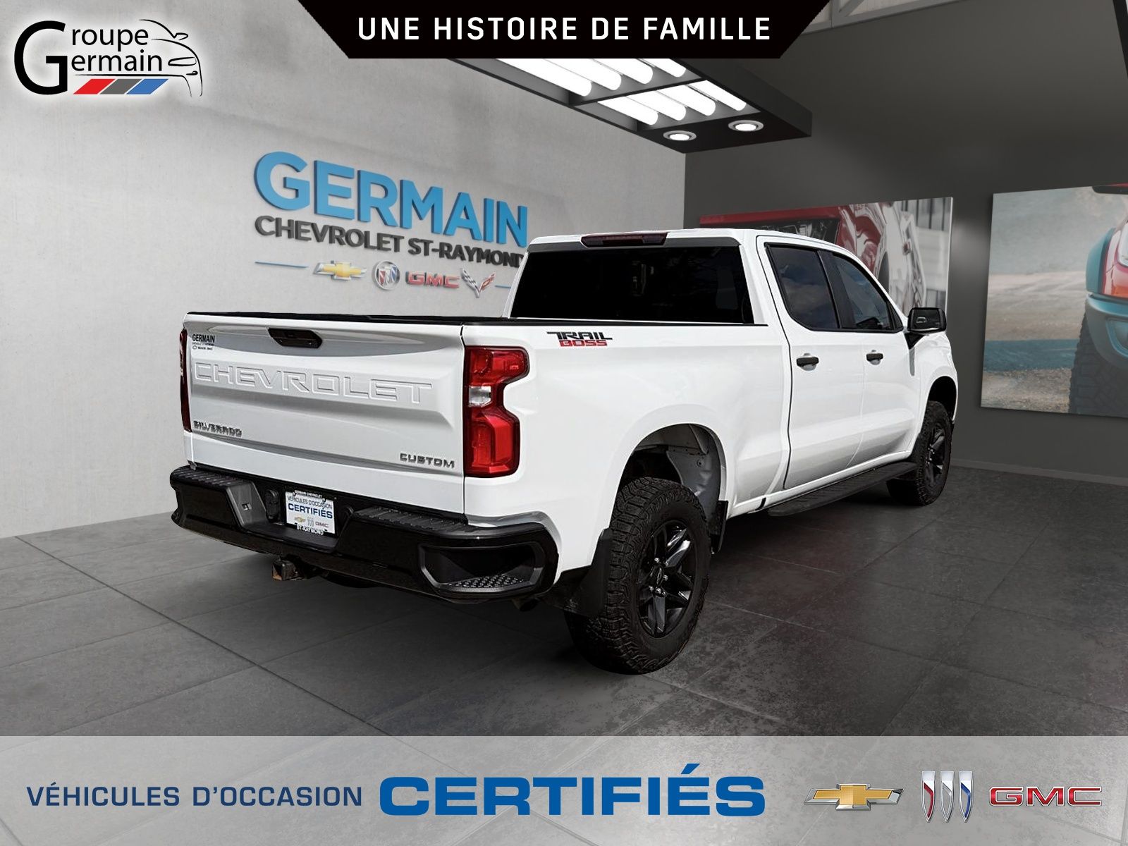 Photo 2022 Chevrolet Silverado 1500 CREW CAB CUSTOM TRAILBOSS | 2.7L | BOITE DE 6.5 #3