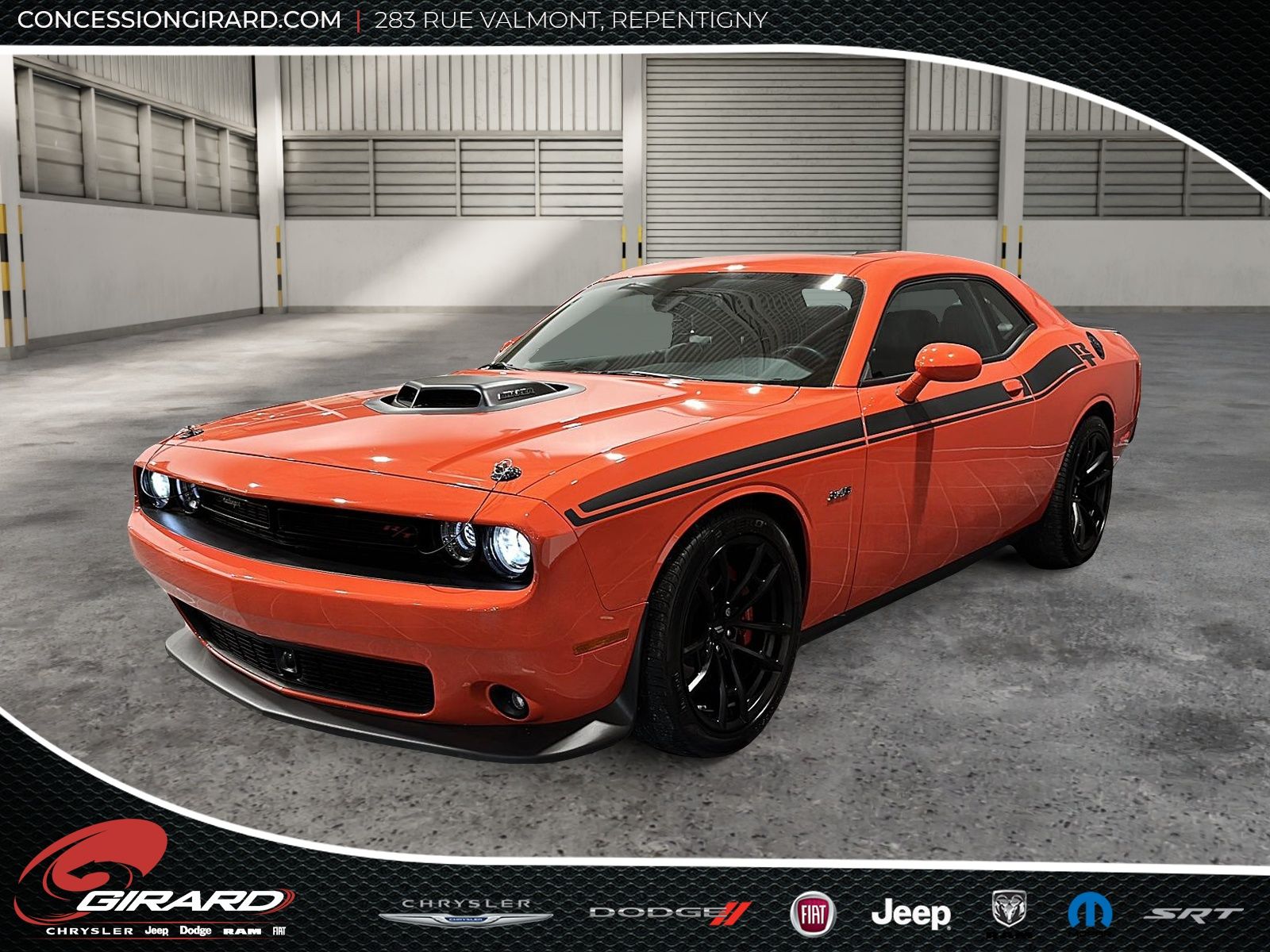 2023 Dodge Challenger **CHALLENGER**RT**V8 5.7L**ENSEMBLE SHAKER** |  24P022 | Girard Automobile in Repentigny