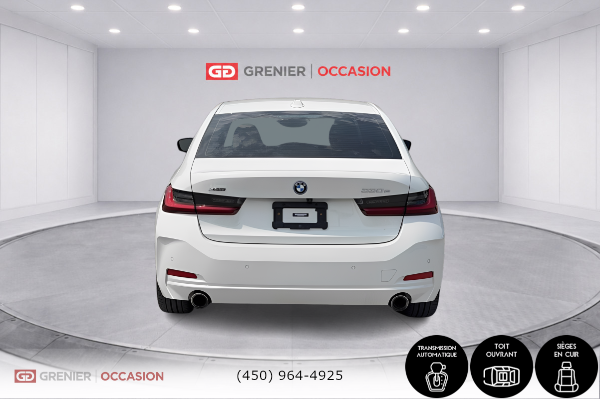 Photo BMW 3 Series 330e xDrive Cuir Bas Kilométrage 2023 #5
