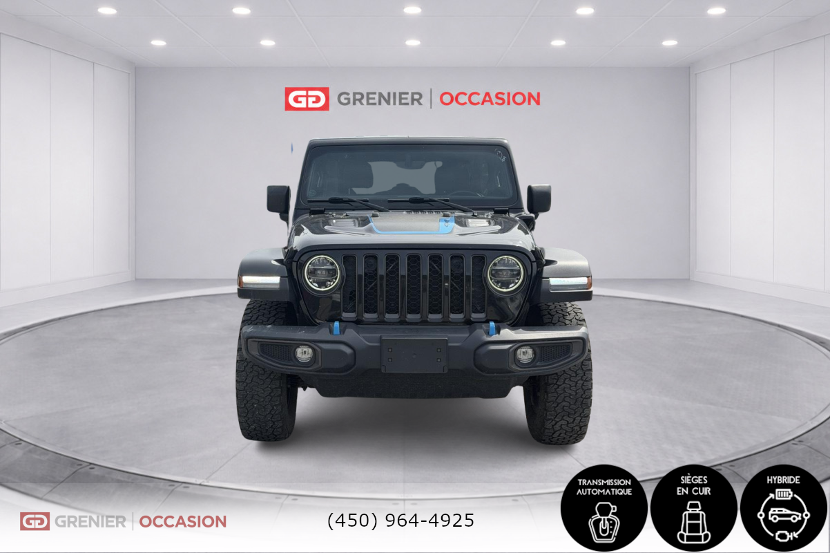 Photo 2021 Jeep Wrangler 4xe Unlimited Rubicon Cuir #2