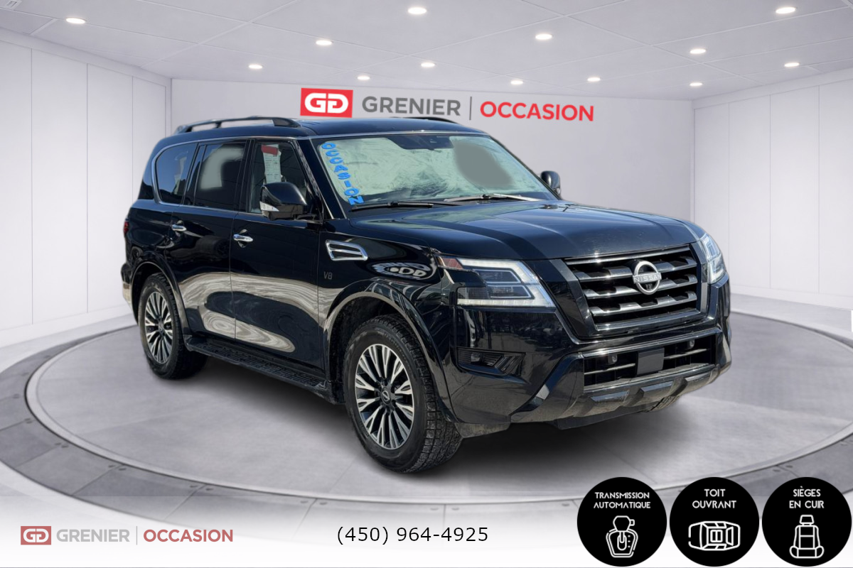 2022 Nissan Armada SL Cuir Toit Ouvrant Navigation