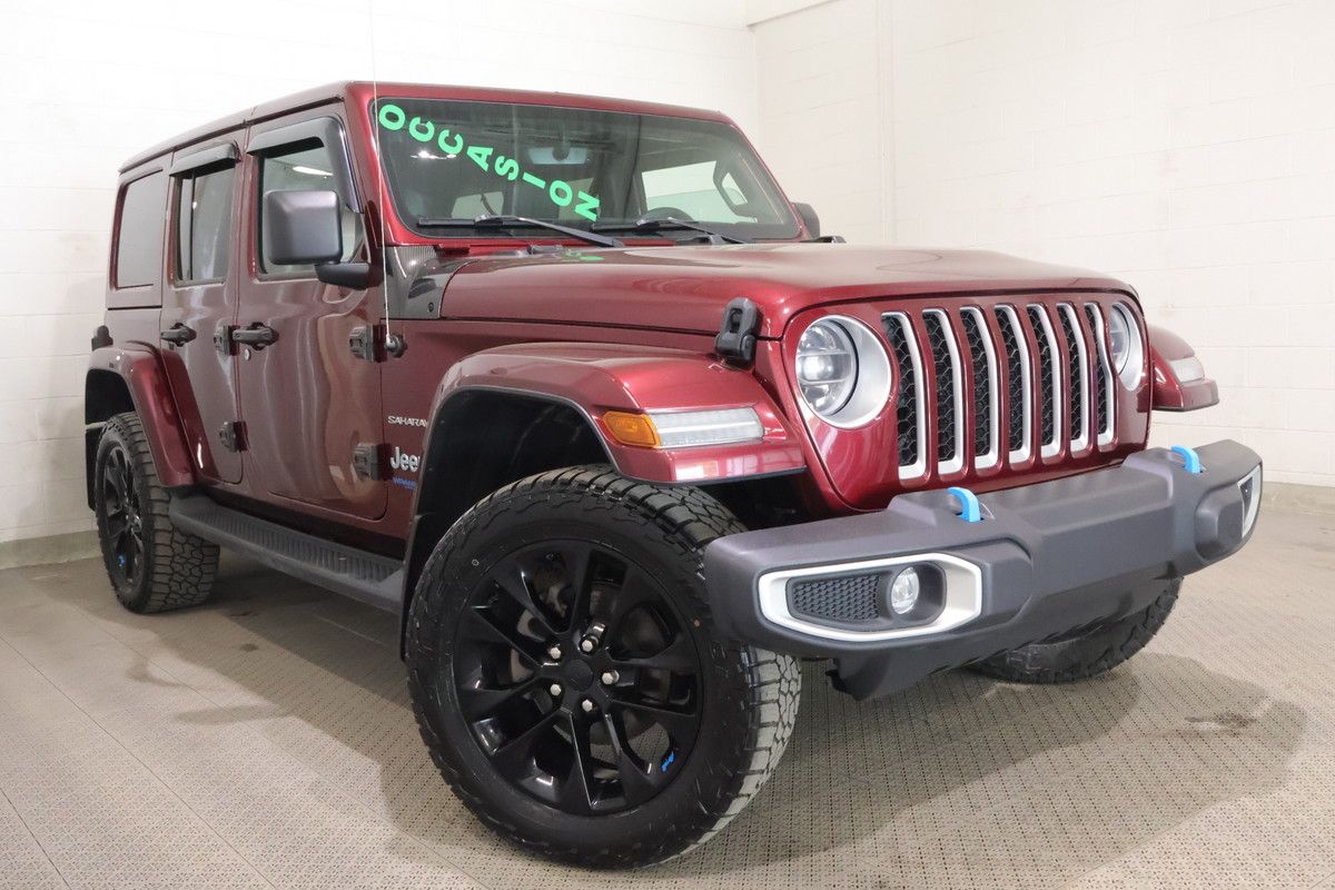 2022 Jeep Wrangler SAHARA + PHEV + 4X4 + TOIT RIGIDE
