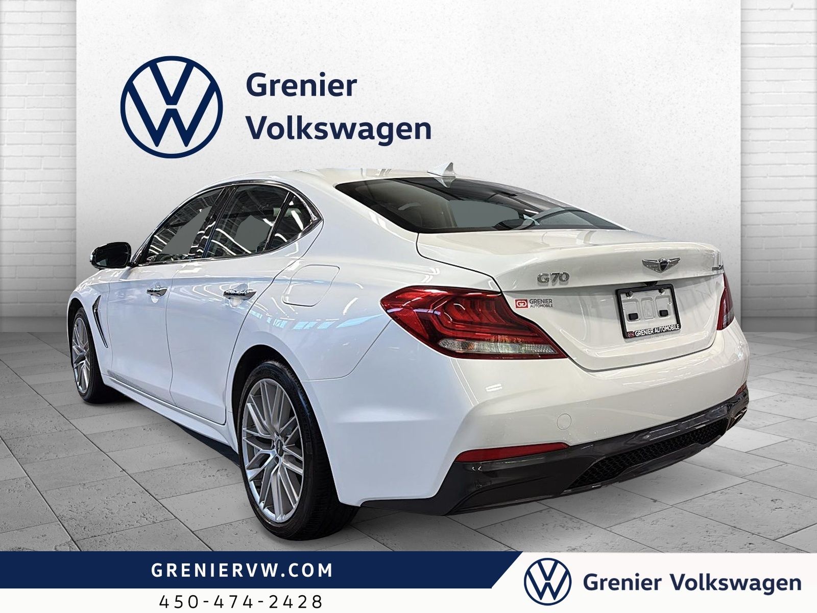 Photo 2020 GENESSIS G70 2.0T Advanced, Awd, Cuir, Toit, Carplay #5