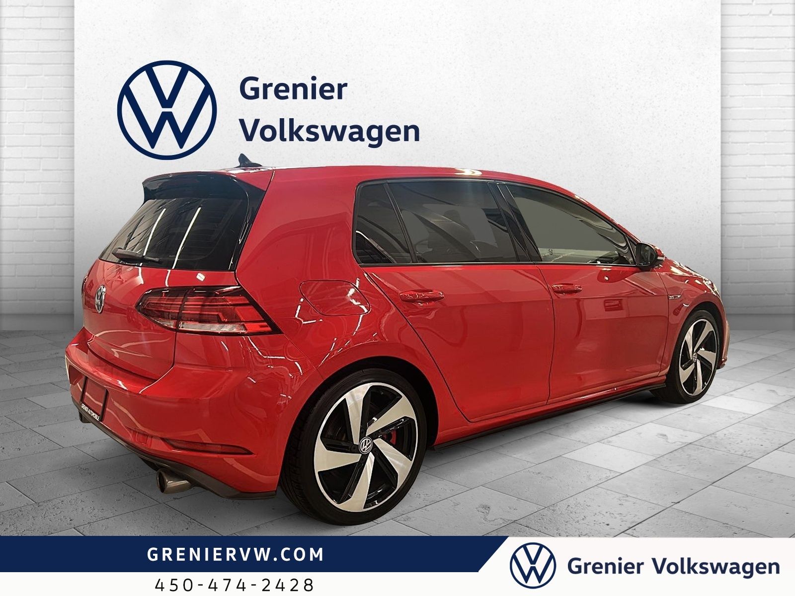 Photo 2018 Volkswagen Golf GTI Autobahn, Cuir, Toit, DSG, Fender #8