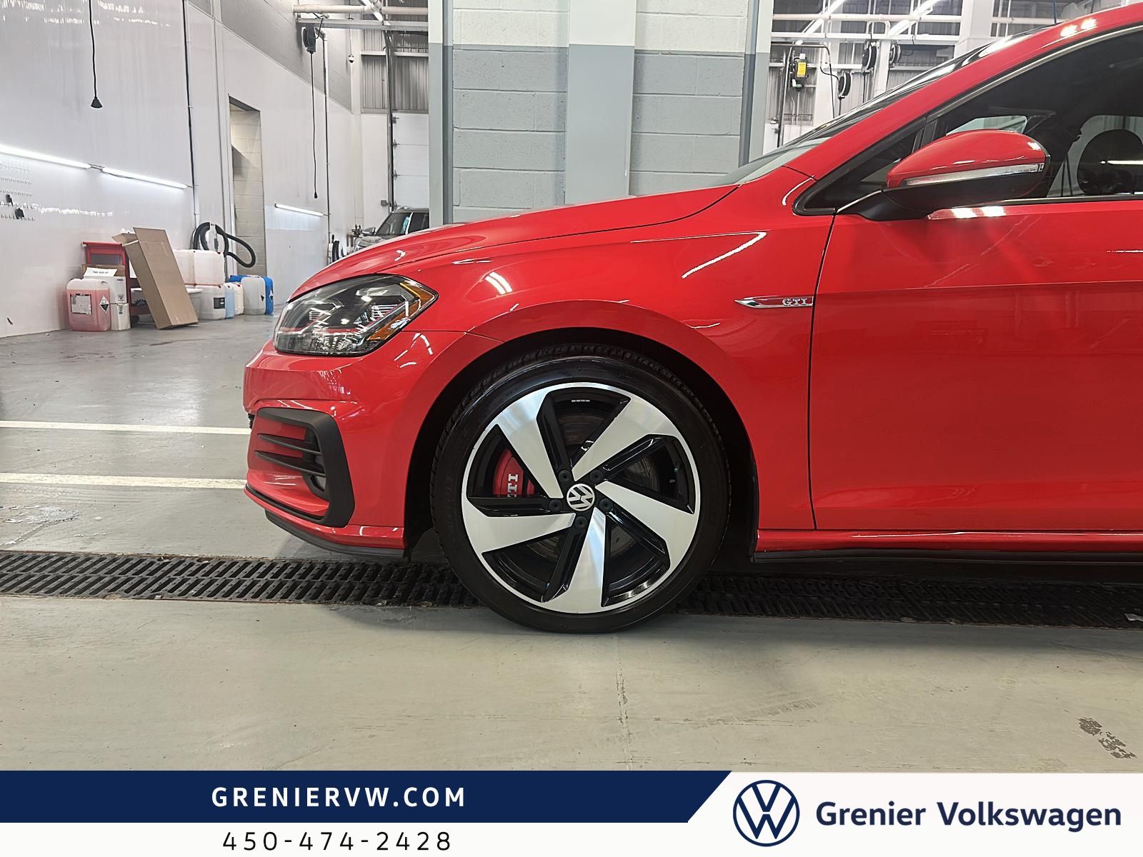 Photo 2018 Volkswagen Golf GTI Autobahn, Cuir, Toit, DSG, Fender #4