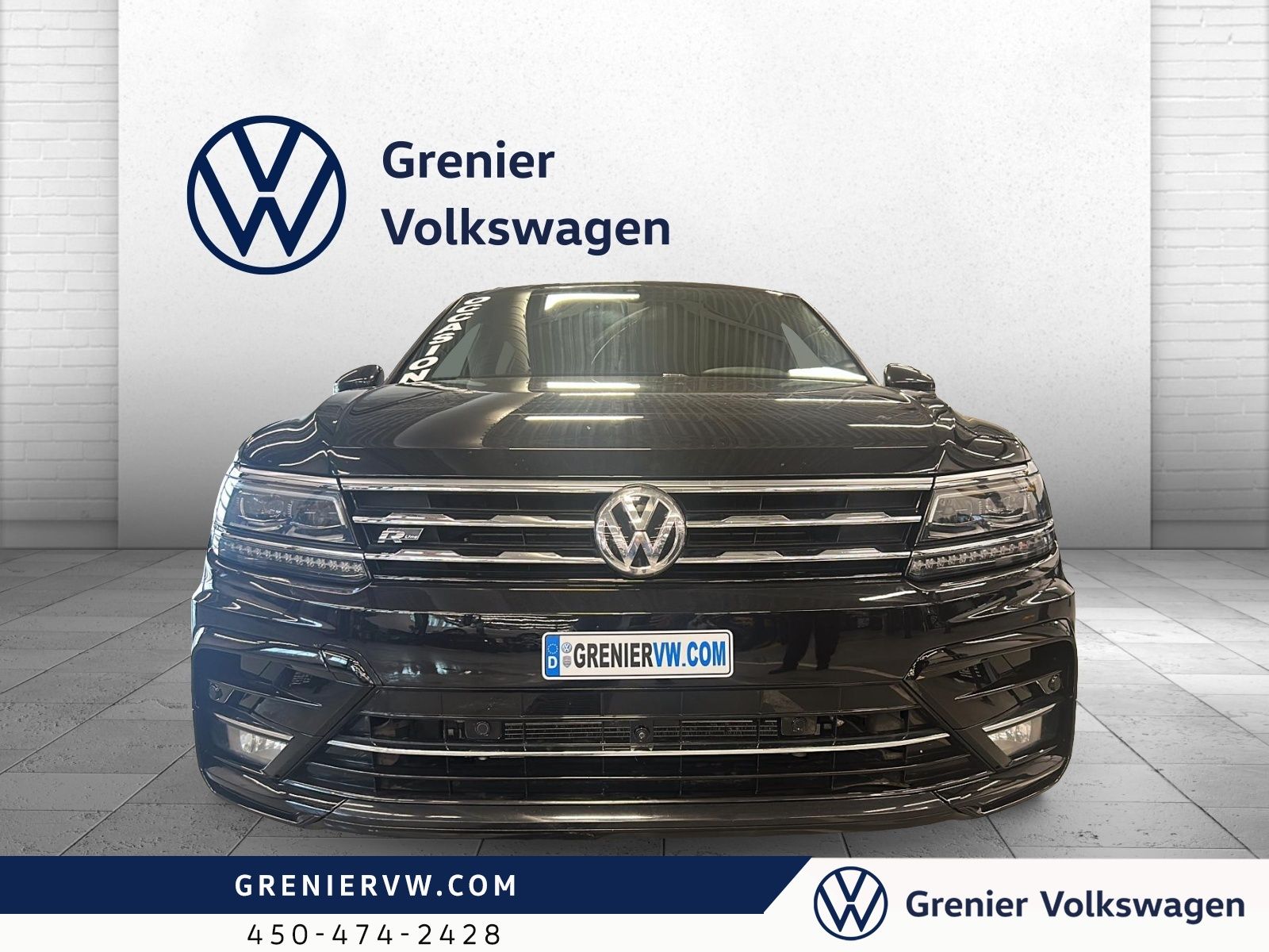 Photo 2021 Volkswagen Tiguan Highline, R-line, Cuir, Toit, Carplay #3