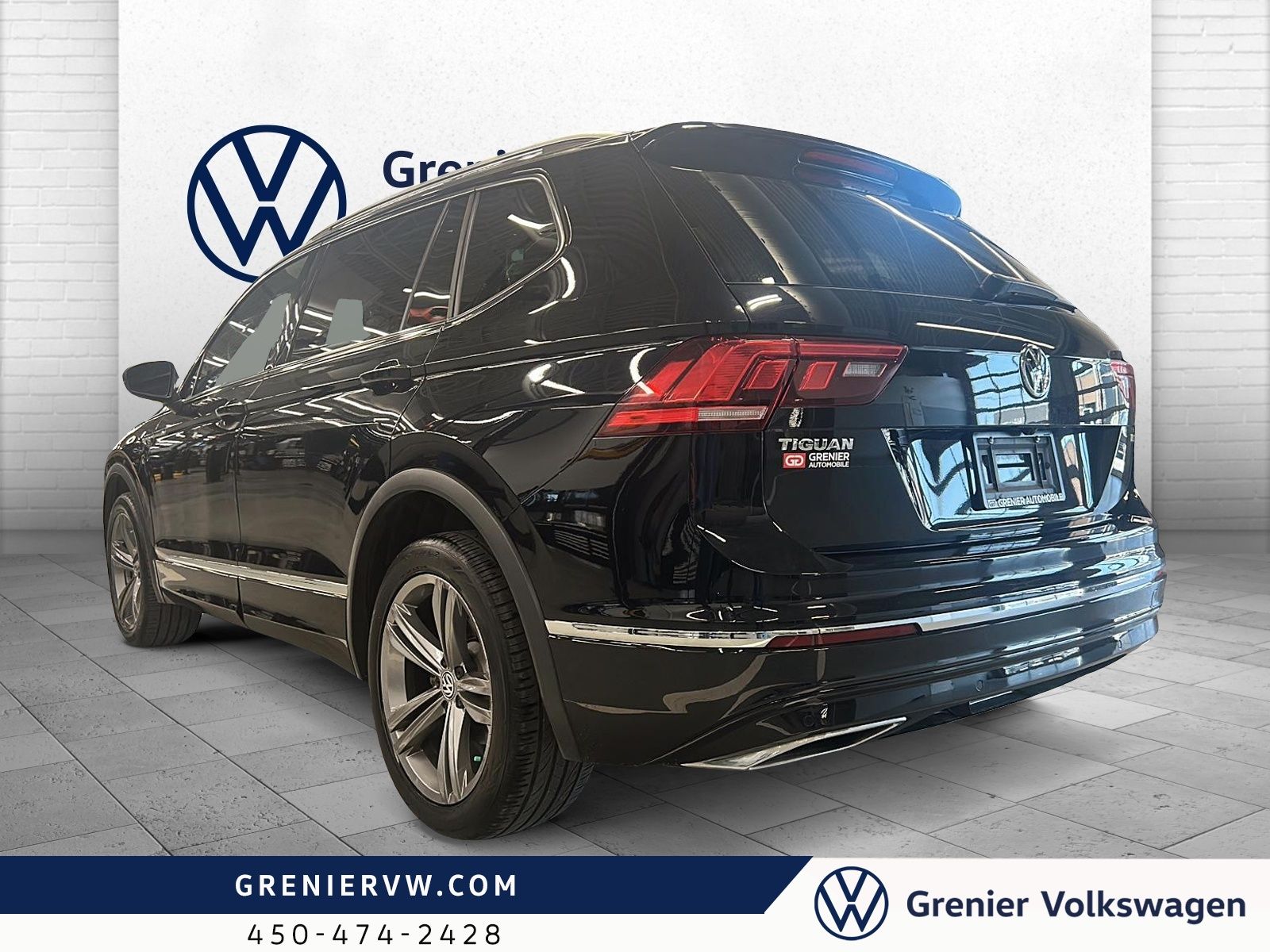 Photo 2021 Volkswagen Tiguan Highline, R-line, Cuir, Toit, Carplay #6