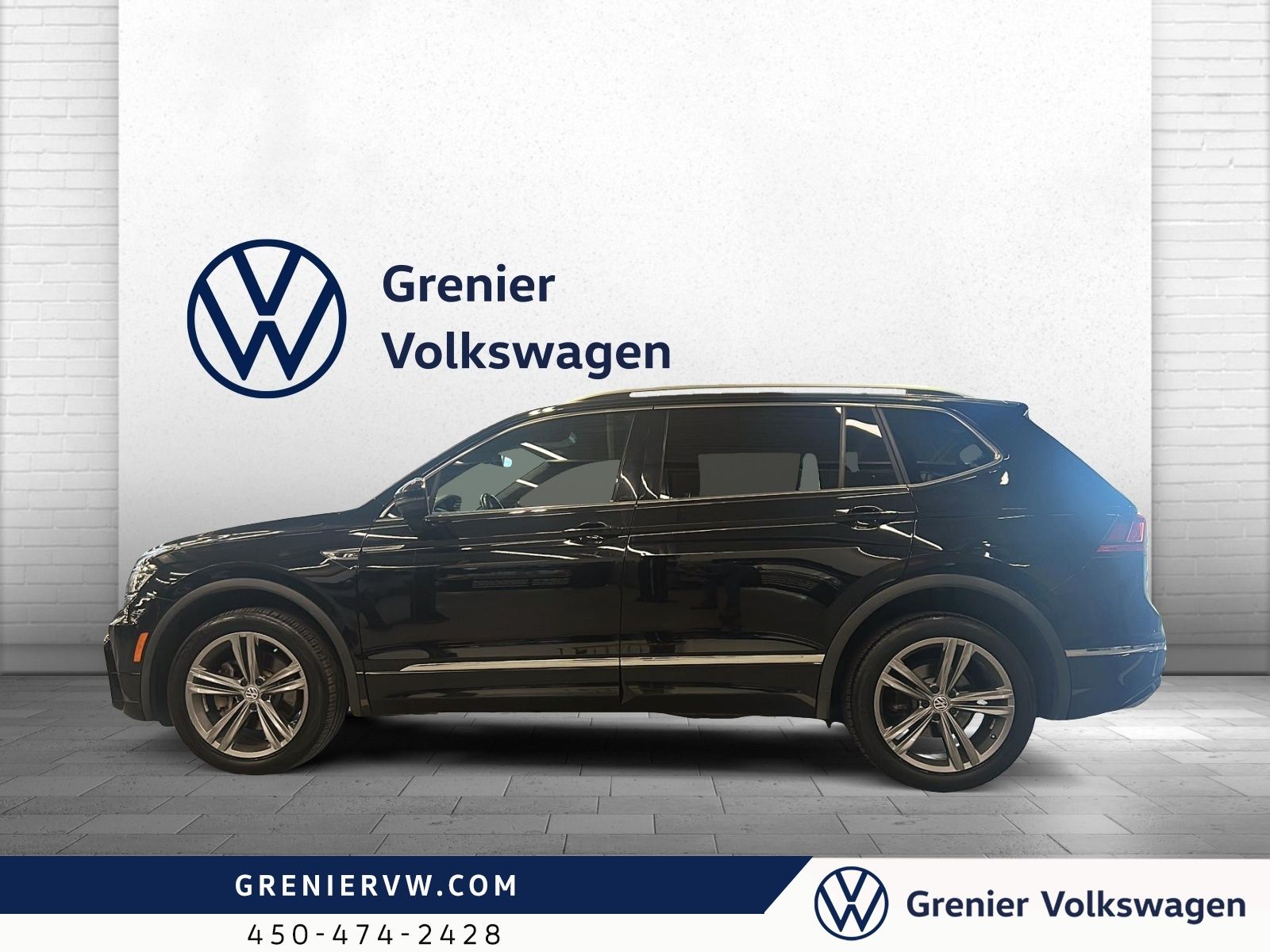 Photo 2021 Volkswagen Tiguan Highline, R-line, Cuir, Toit, Carplay #4