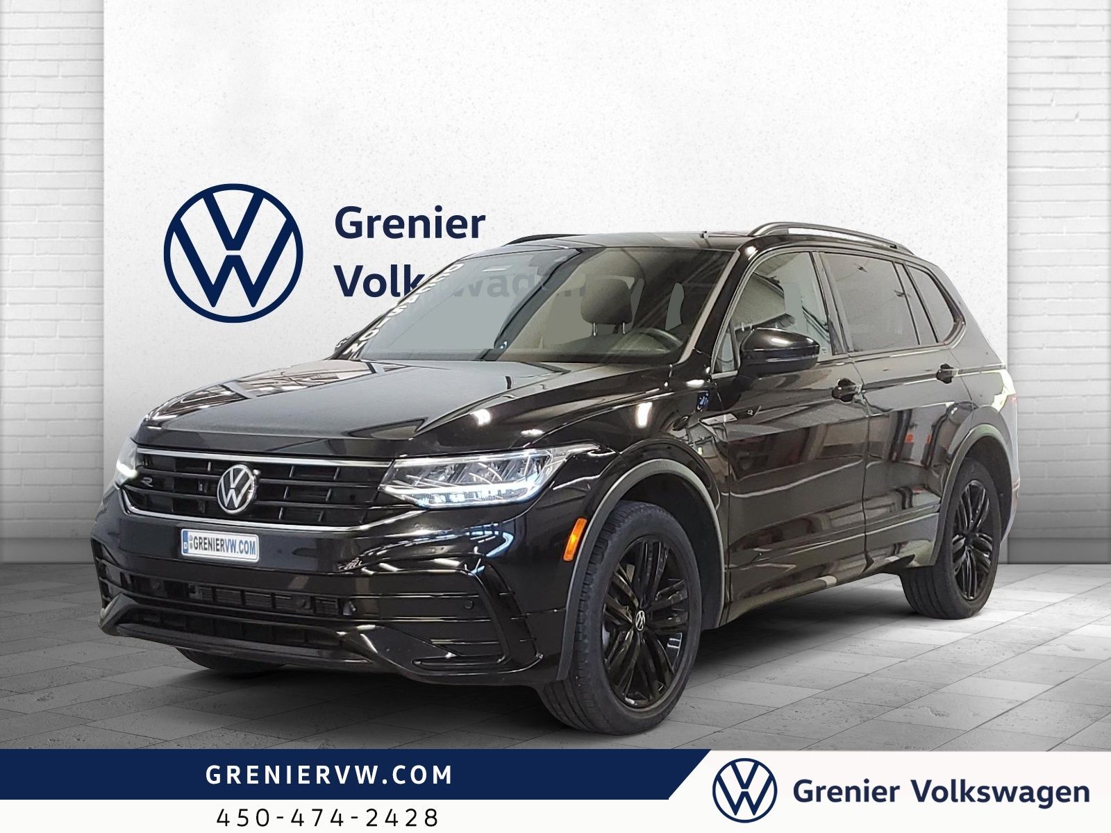 2022 Volkswagen Tiguan Comfortline, Black edition, Carplay, Toit, Cuir