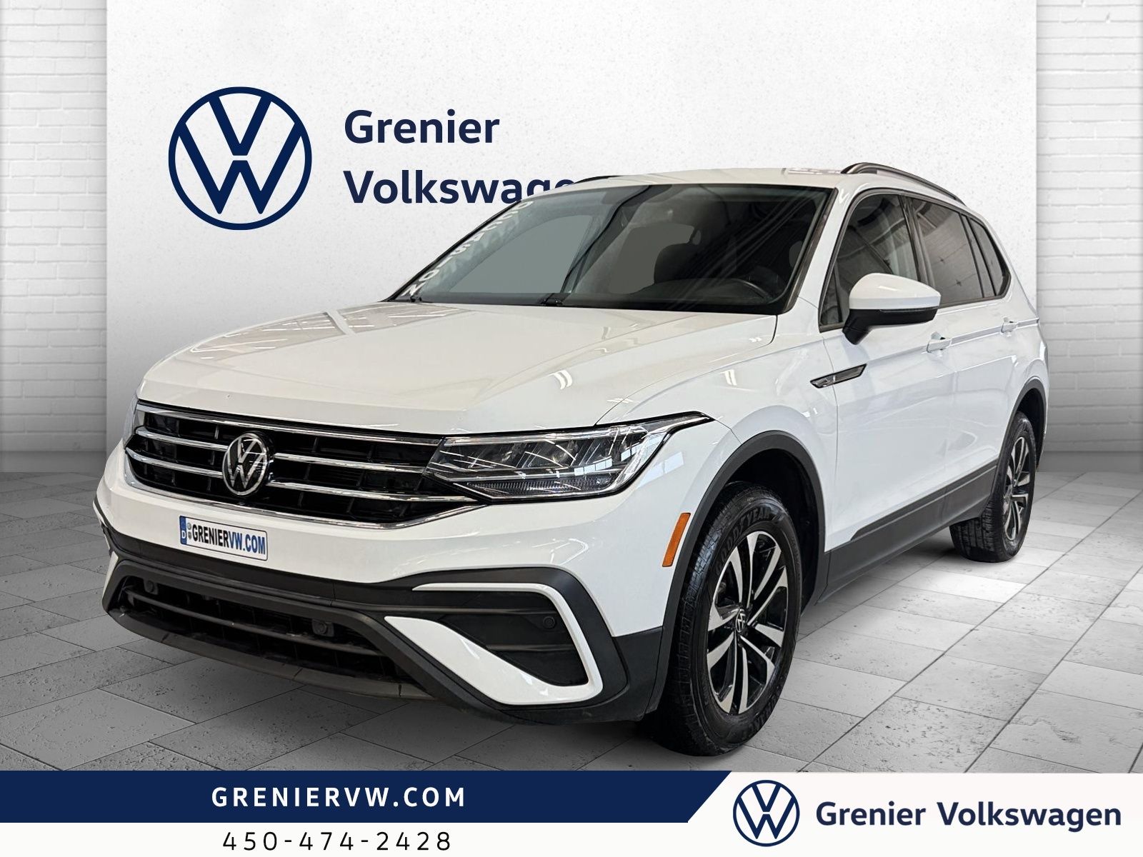 2023 Volkswagen Tiguan Trendline, AWD, Carplay, Siege + Volant Chauffant