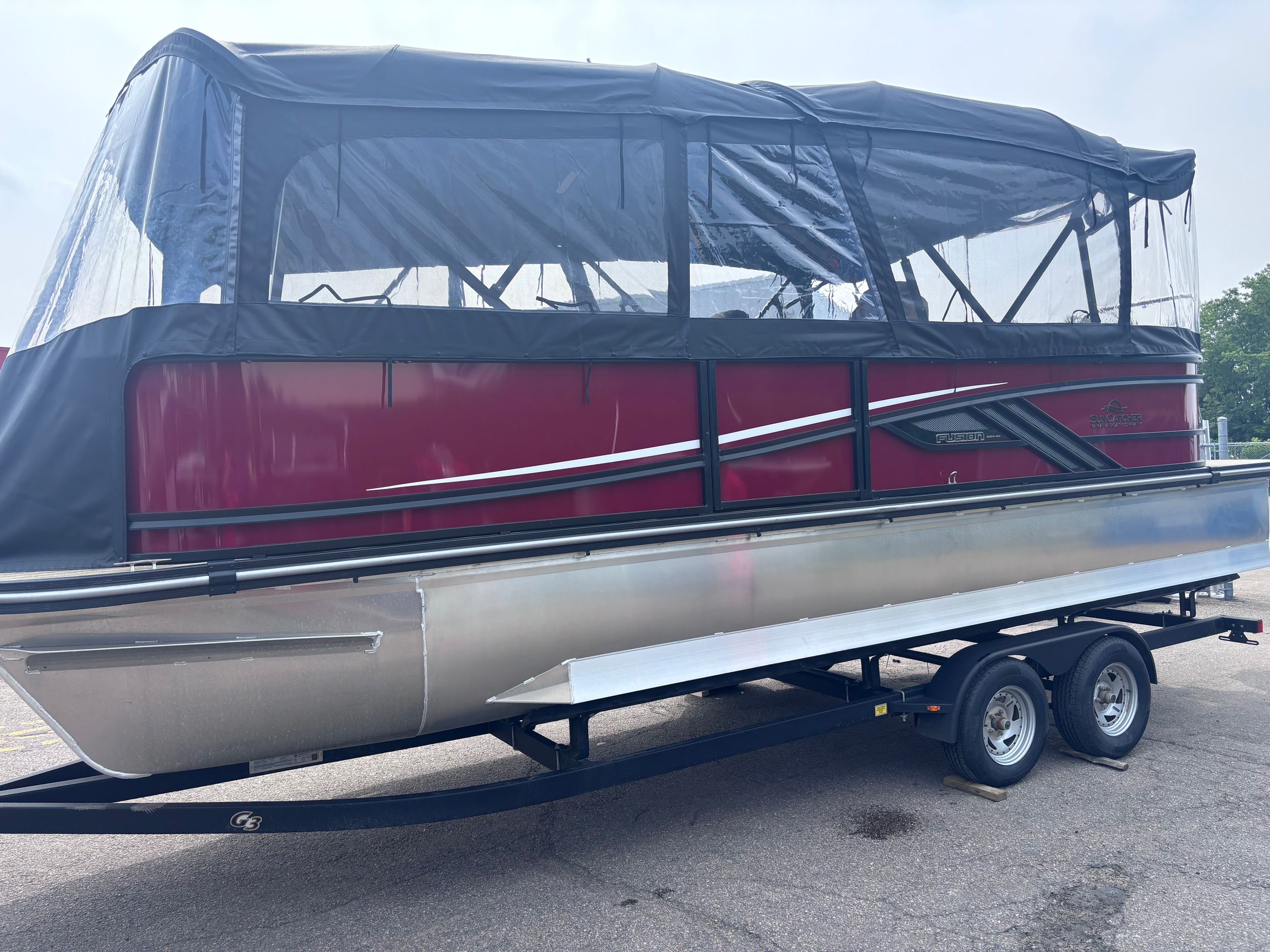 2025 G3 Boats PONTON FUSION 324RC CRUISER AVEC BANQUETTE AVANT ET ARRIERE