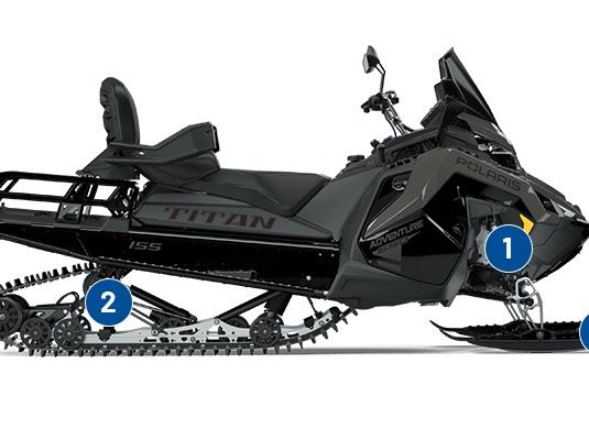 2025 Polaris TITAN ADVENTURE 650 1.8 écran 7S