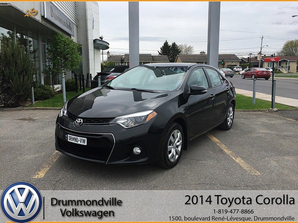 Used 2014 Toyota Corolla S Air Climatise Banc Chauffant Camera Black 109 502 Km For Sale 10960 0 Volkswagen Victoriaville 19047a
