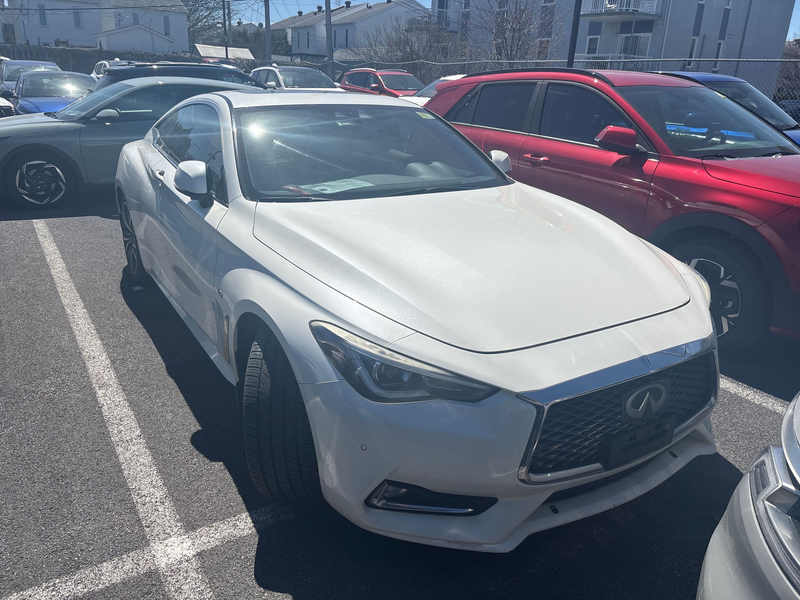 2017 Infiniti Q60 3.0t AWD BLANC CUIR TOIT NAV
