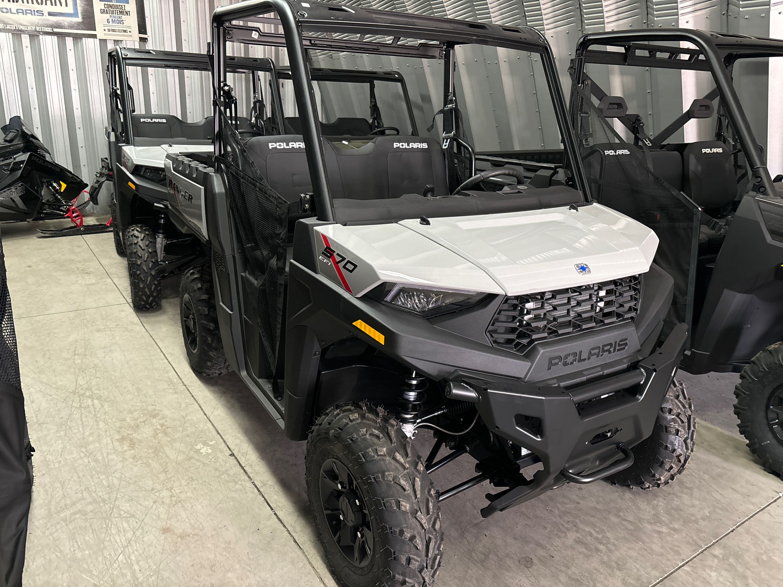 2024 Polaris RANGER  570 EPS - PAINT SILVER PEARL Rangers 570