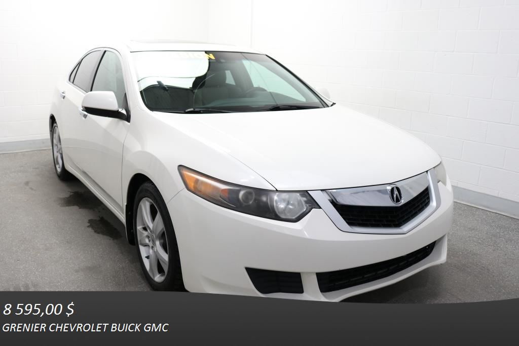 Used 09 Acura Tsx White 09 Acura Tsx For Sale 6995 0 Grenier Occasion Ag a