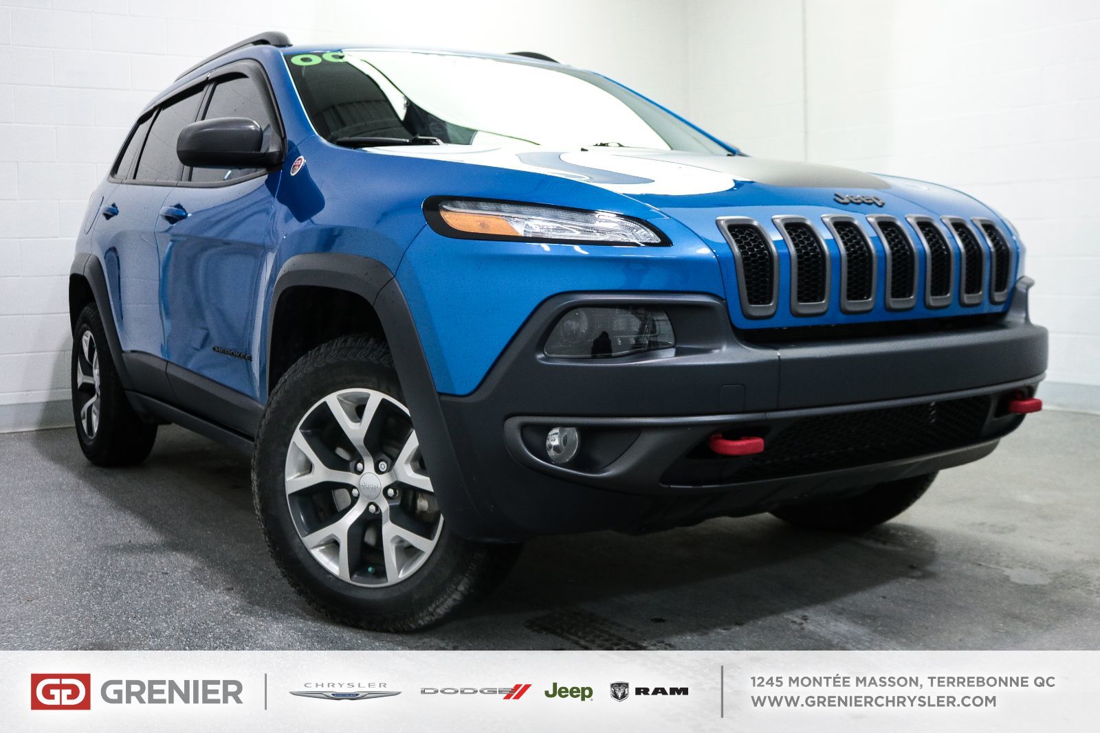 Grenier Chrysler Dodge Jeep 17 Jeep Cherokee Trailhawk Hitch Nav Pneus D Hiver 19 1576a In Terrebonne