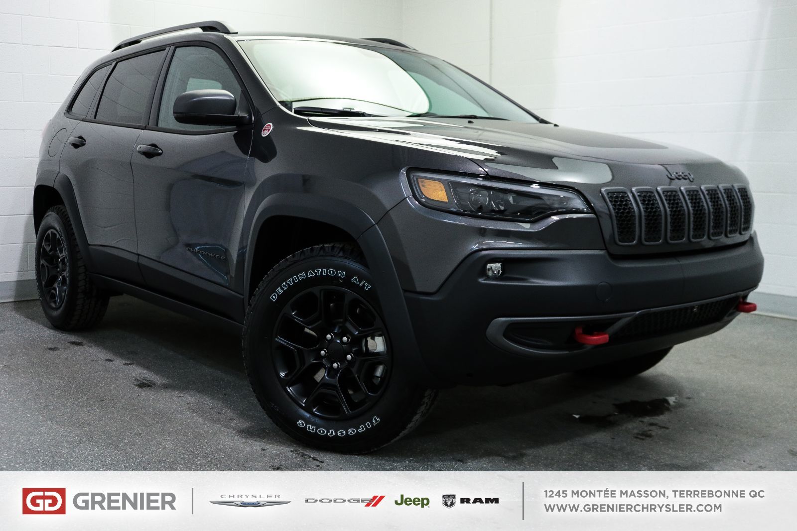 New 2019 Jeep Cherokee Trailhawk Elite Black - $38739.0 | Grenier ...