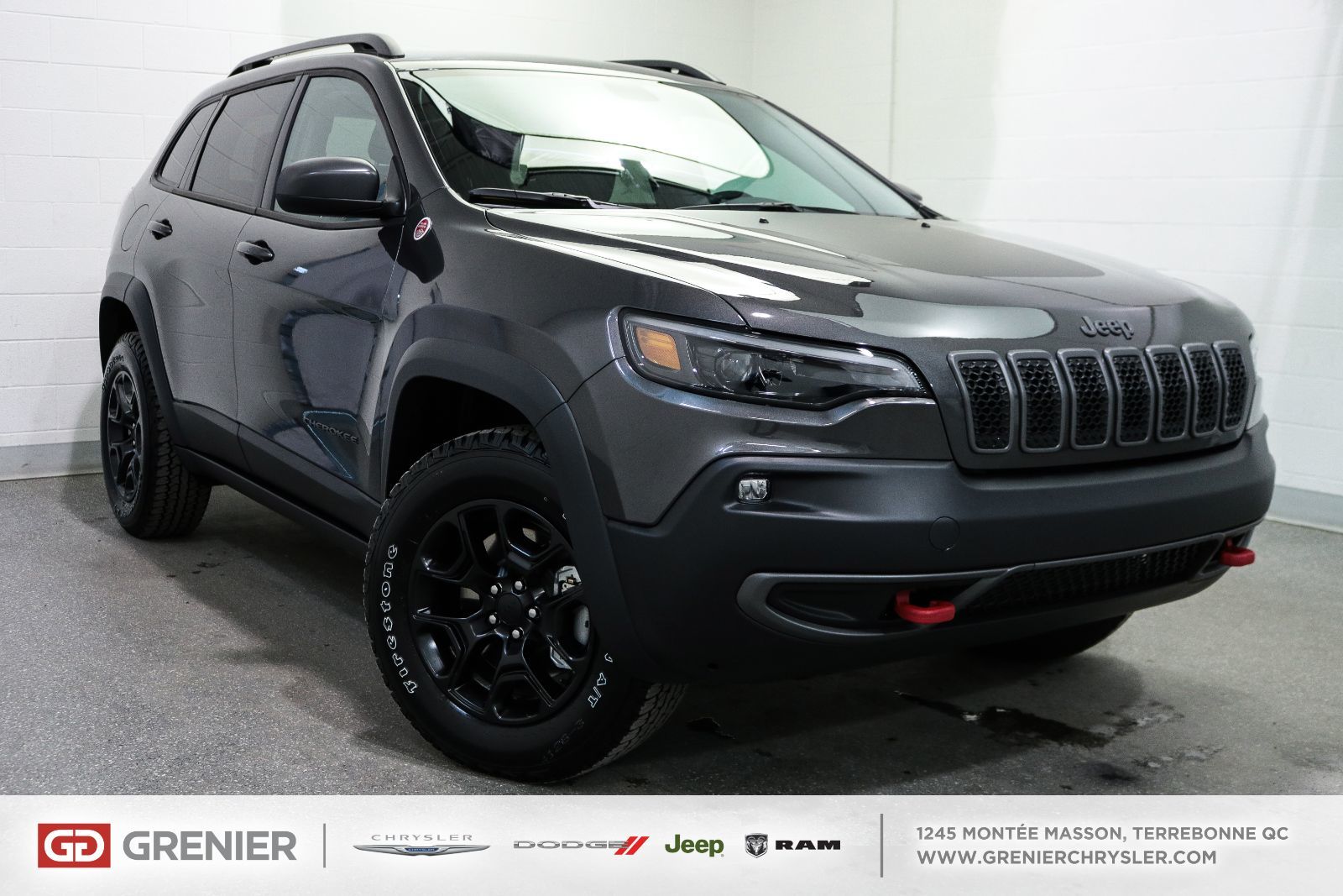 New 2019 Jeep Cherokee TRAILHAWK+V6+4X4+LED+TRAIL TOW GROUP Black ...