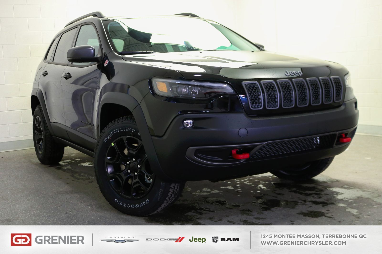 New 2021 Jeep Cherokee TRAILHAWK Black - $36899.0 | Grenier Chrysler ...