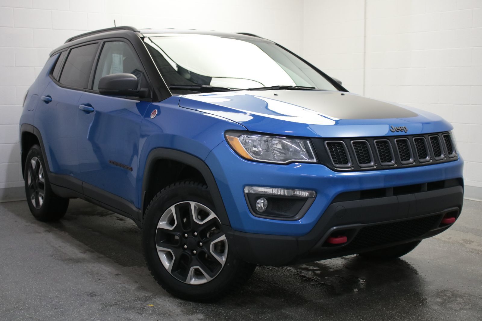 Jeep Compass TRAILHAWK+CUIR+HITCH+4X4 2018 Bleu 39 169 KM 23990.0