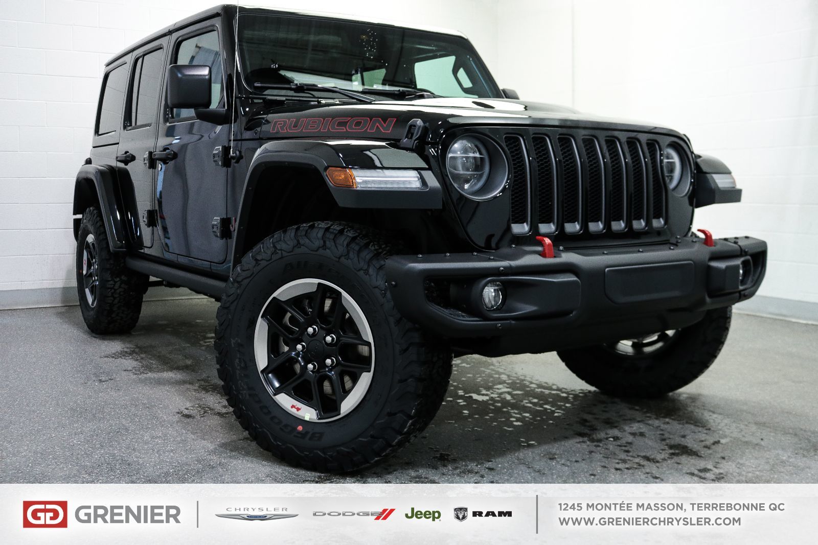 New 2019 Jeep Wrangler Unlimited Rubicon Black - $65340.0 | Grenier ...