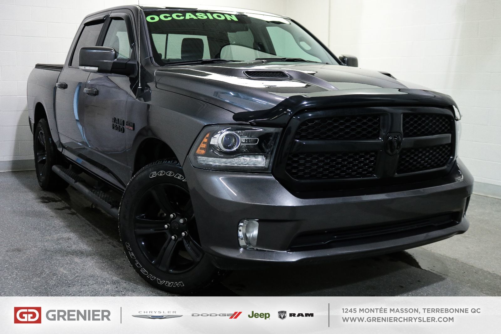 Ram 1500 Sport Nightv8crewcab 2017 Noir 44 131 Km 343320 Grenier Automobile 20 1039a 1742