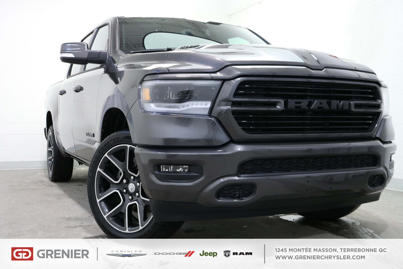 New 2019 Ram 1500 Ram 1500 Sporthemicrew Cab4x4bluetoothcuir