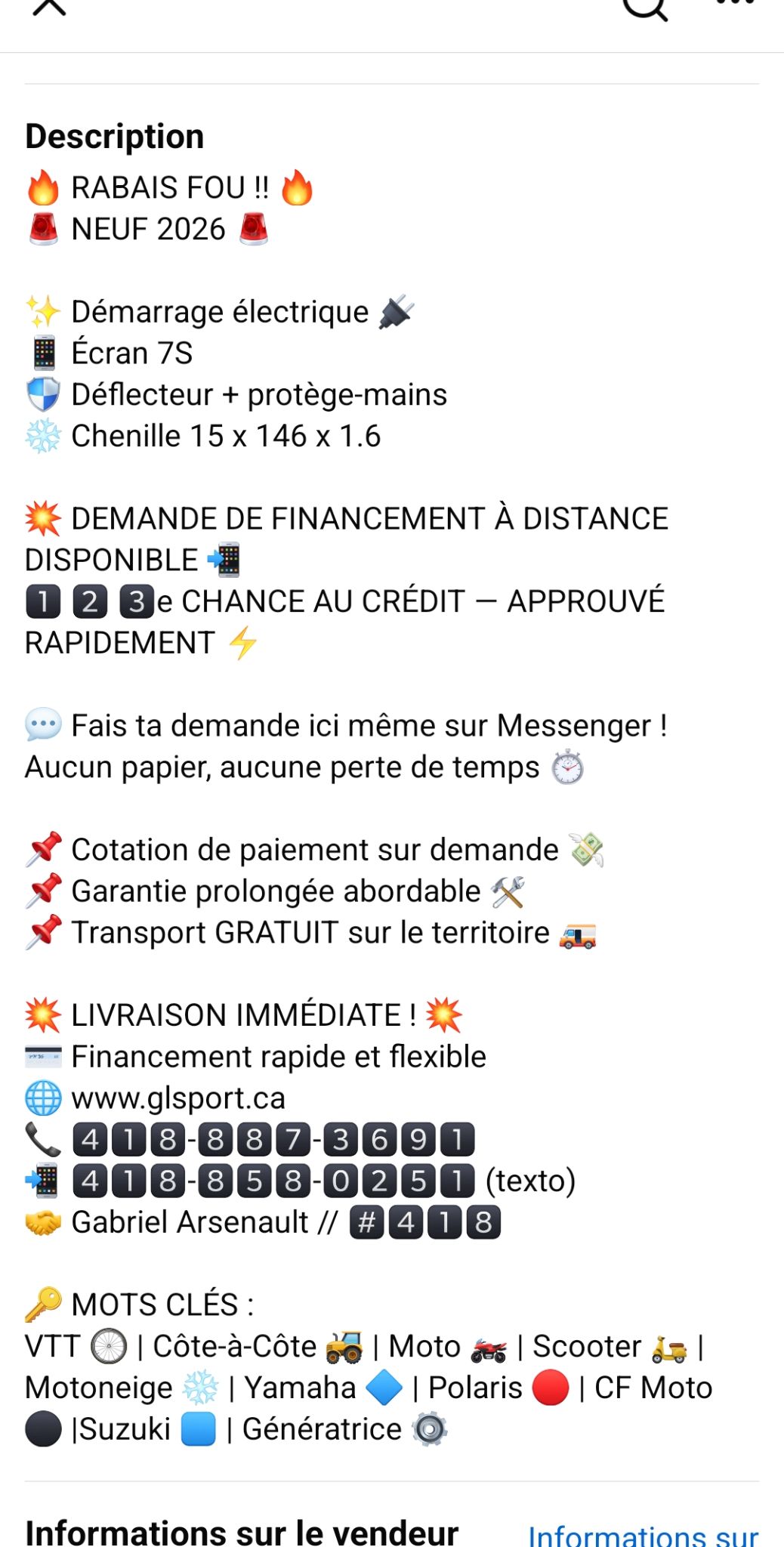 Polaris 850 SWITCHBACK ASSAULT 144 E/S  2026