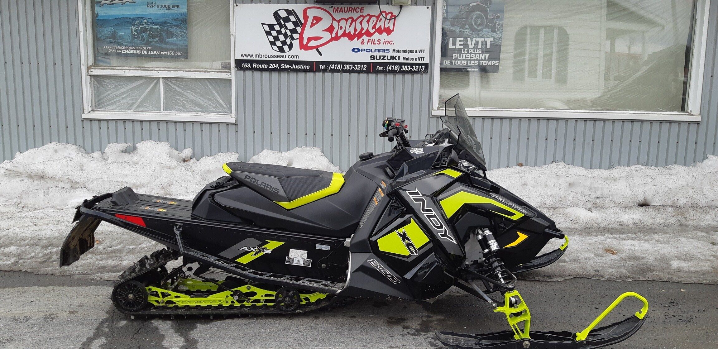 Maurice Brousseau Et Fils Sainte Justine Pre Owned 19 Polaris Indy 800 Xc 129 Es For Sale