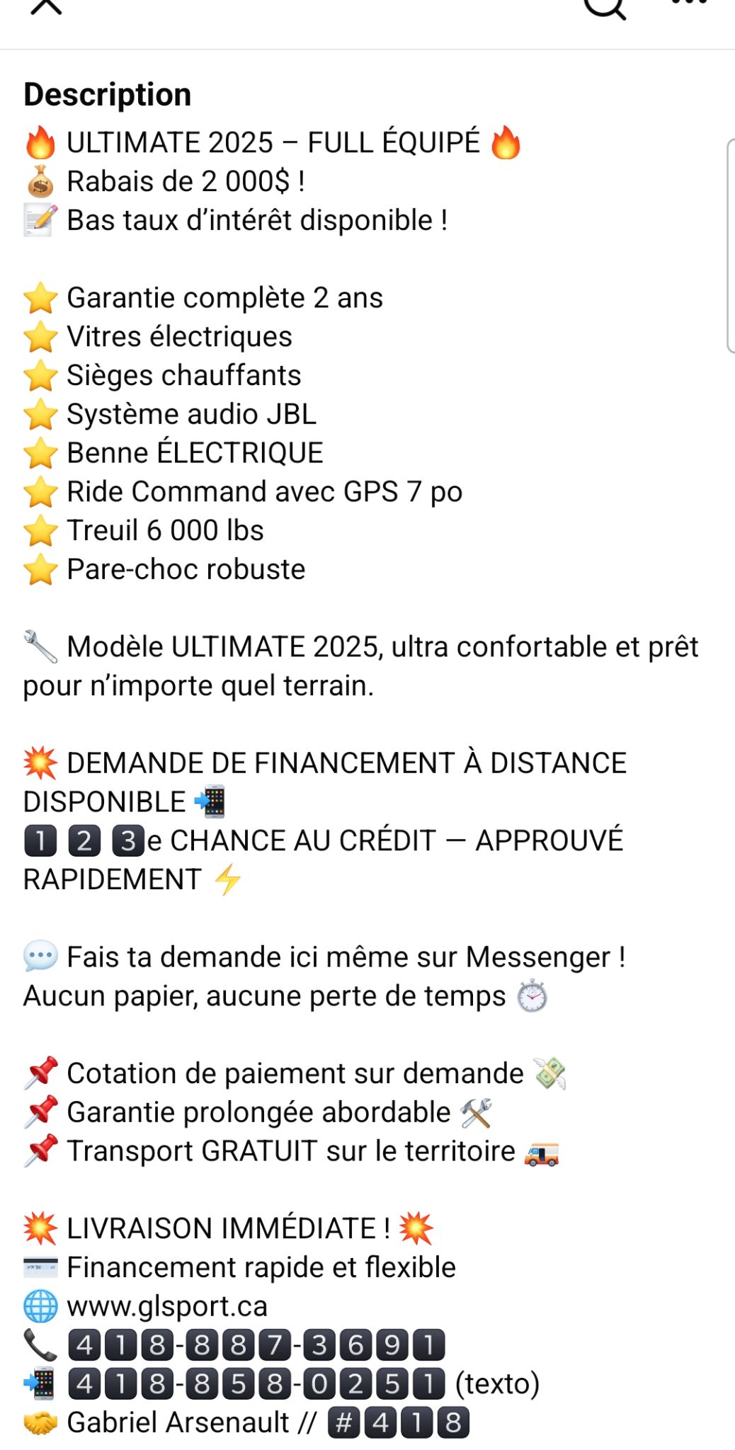 2025 Polaris RANGER XP1500 NORTHSTAR ULTIMATE ULTIMATE