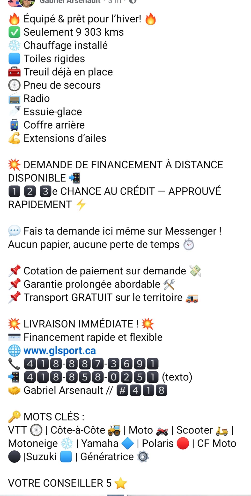 Polaris RZR XP 1000 EPS CHAUFFAGE 2024