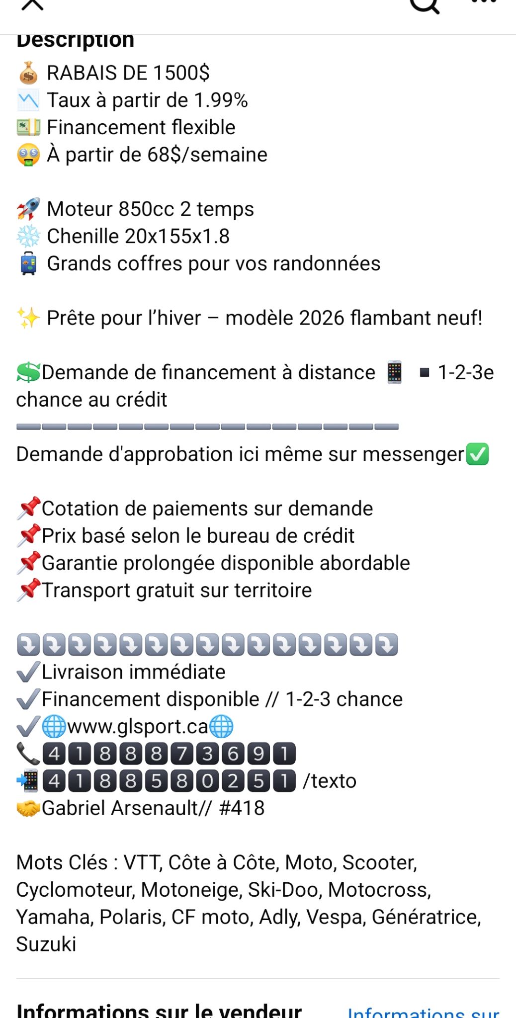 Polaris TITAN ADVENTURE ADV ULTIMATE 850 155 2026