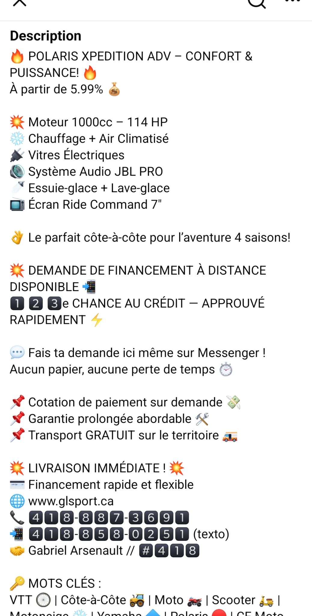 2026 Polaris XPEDITION ADV Northstar