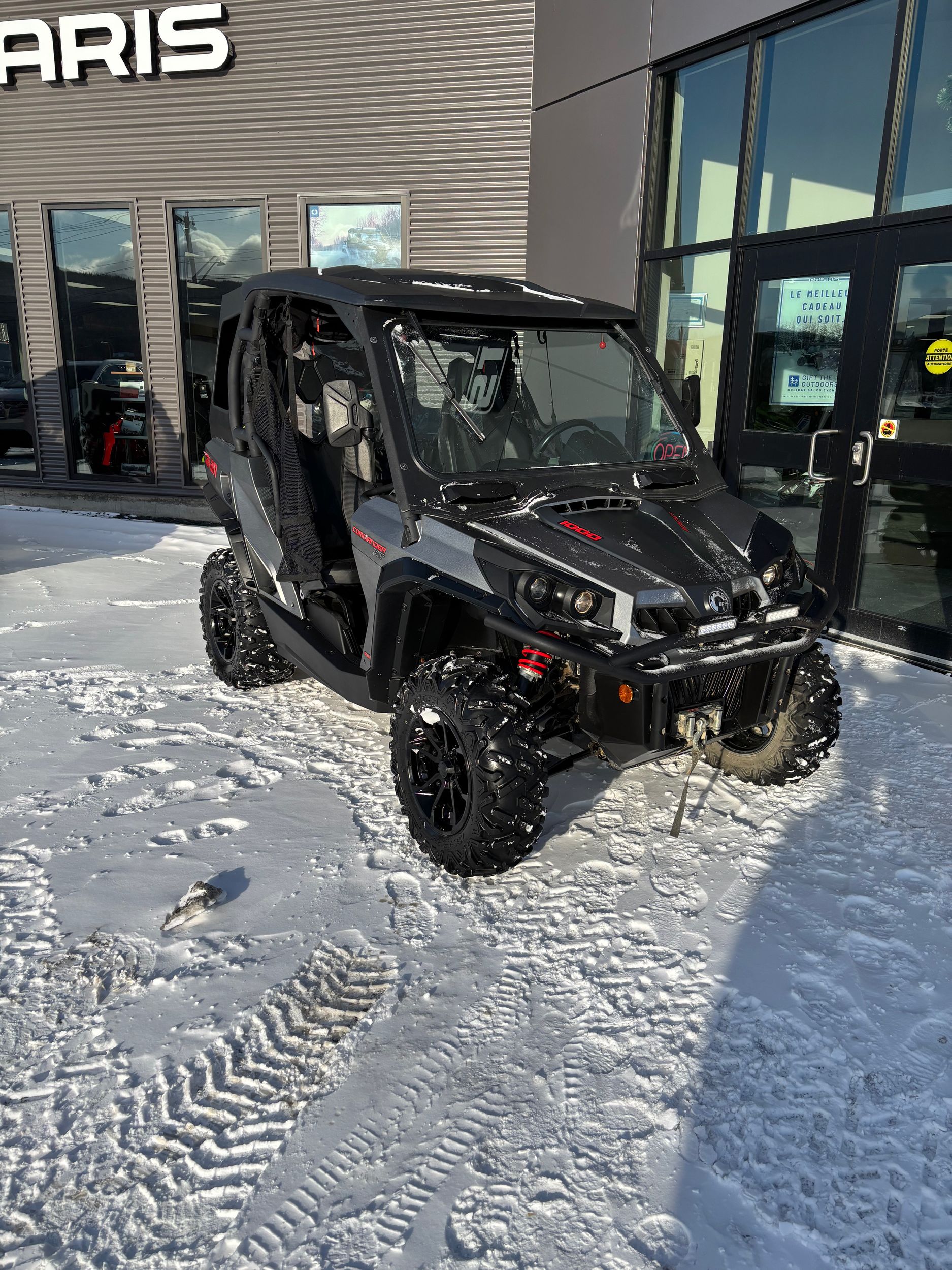 2017 Can Am COMMANDER 1000 XT DPS BRUSH ALUMINIUM ONLY 7414 KM !!!