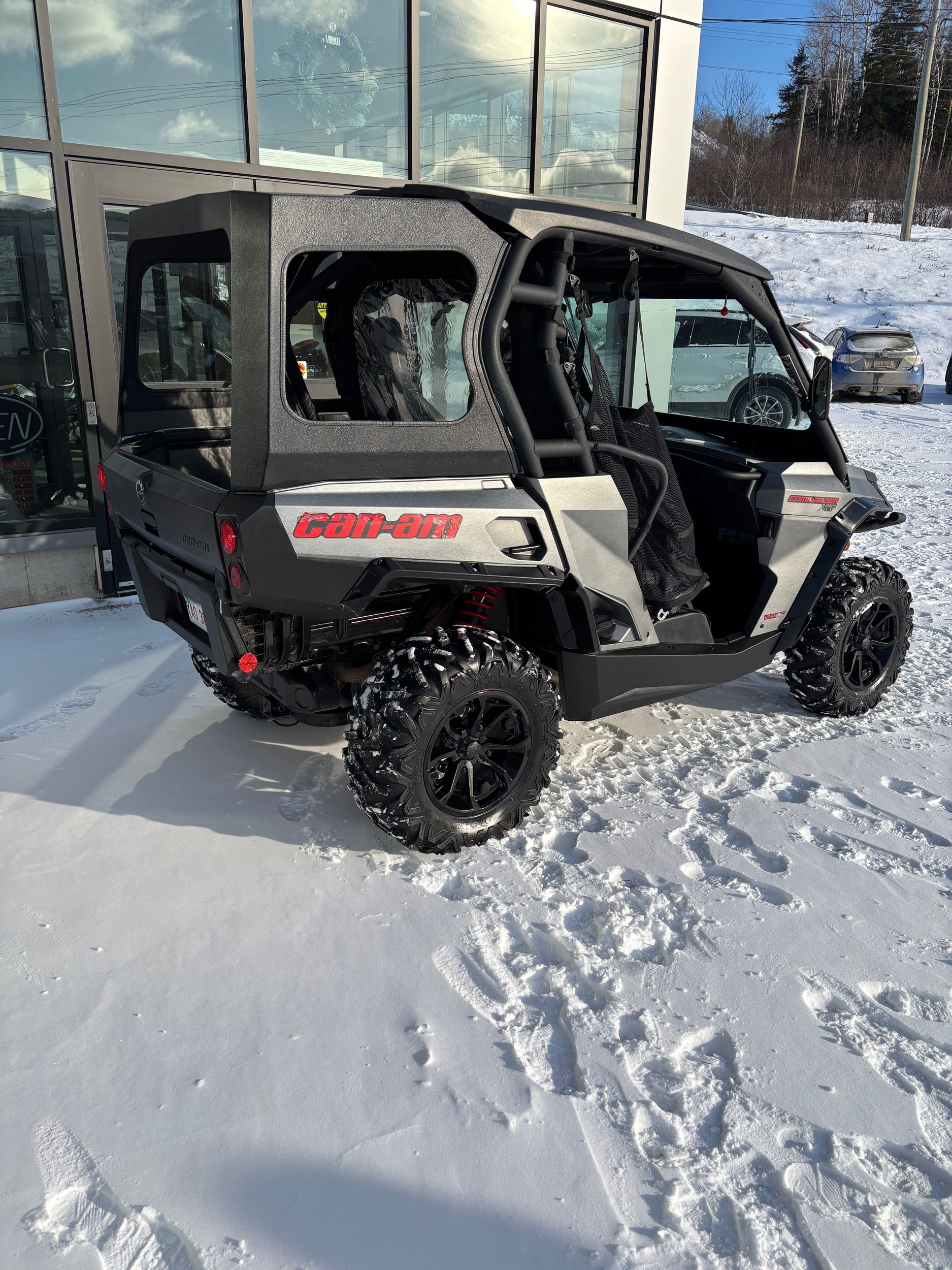 2017 Can Am COMMANDER 1000 XT DPS BRUSH ALUMINIUM ONLY 7414 KM !!!