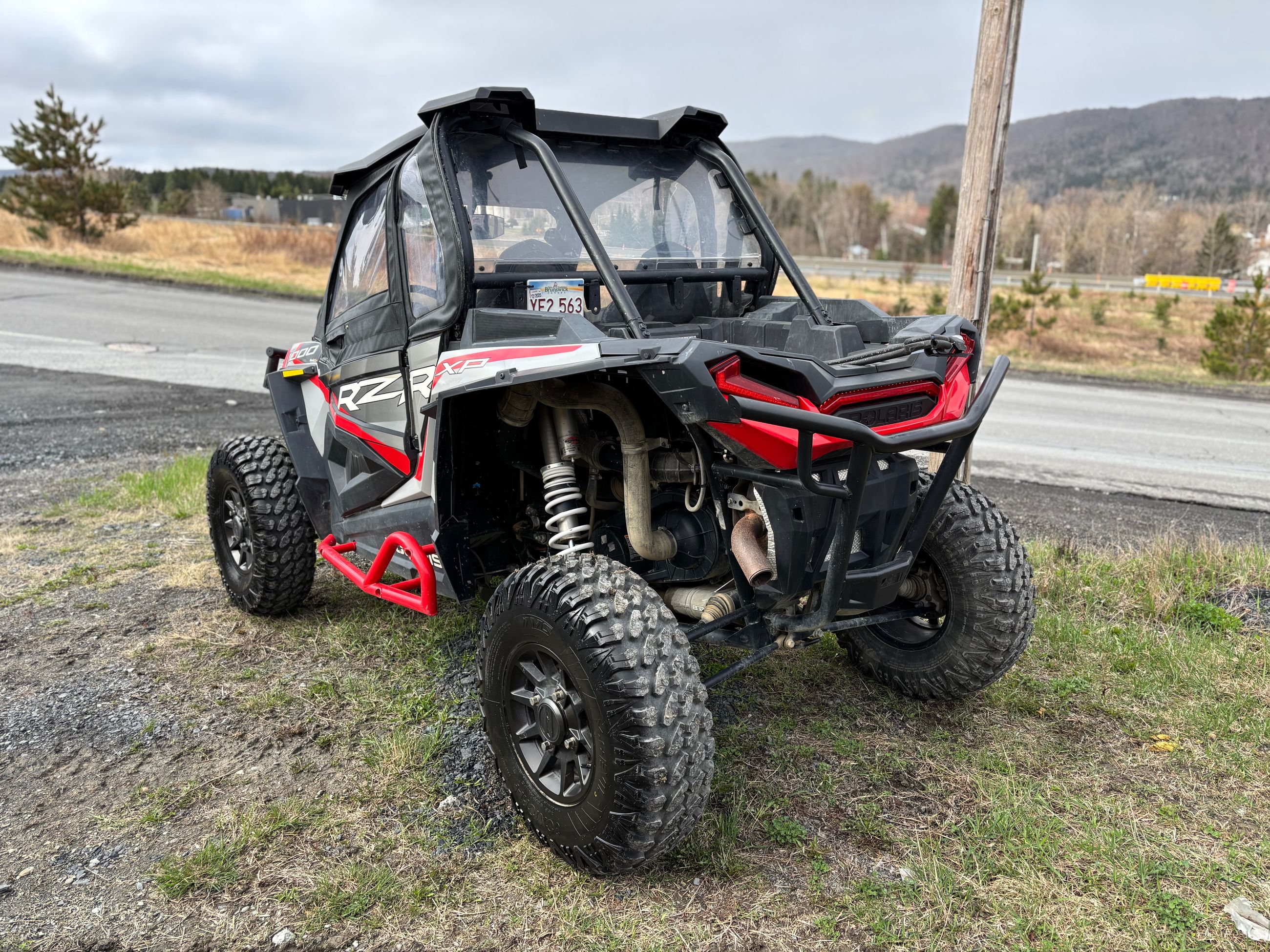 Polaris RZR XP1000 FULL CAB HEATER BUMPERS NERF BARS WIPER LED BAR 30'' TIRES  2023